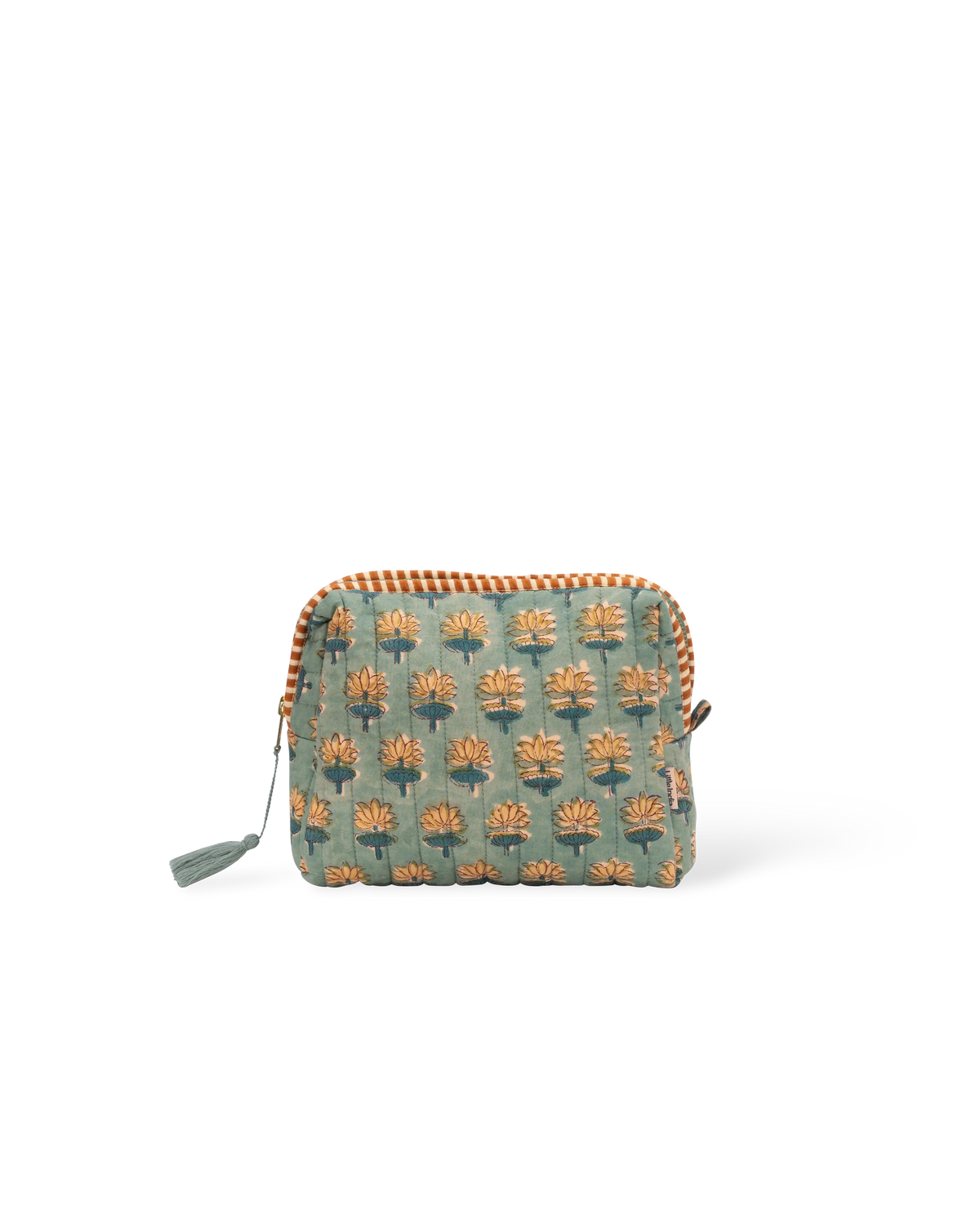 Hand Block Printed Quilted Wash Bag - Raj Kamal