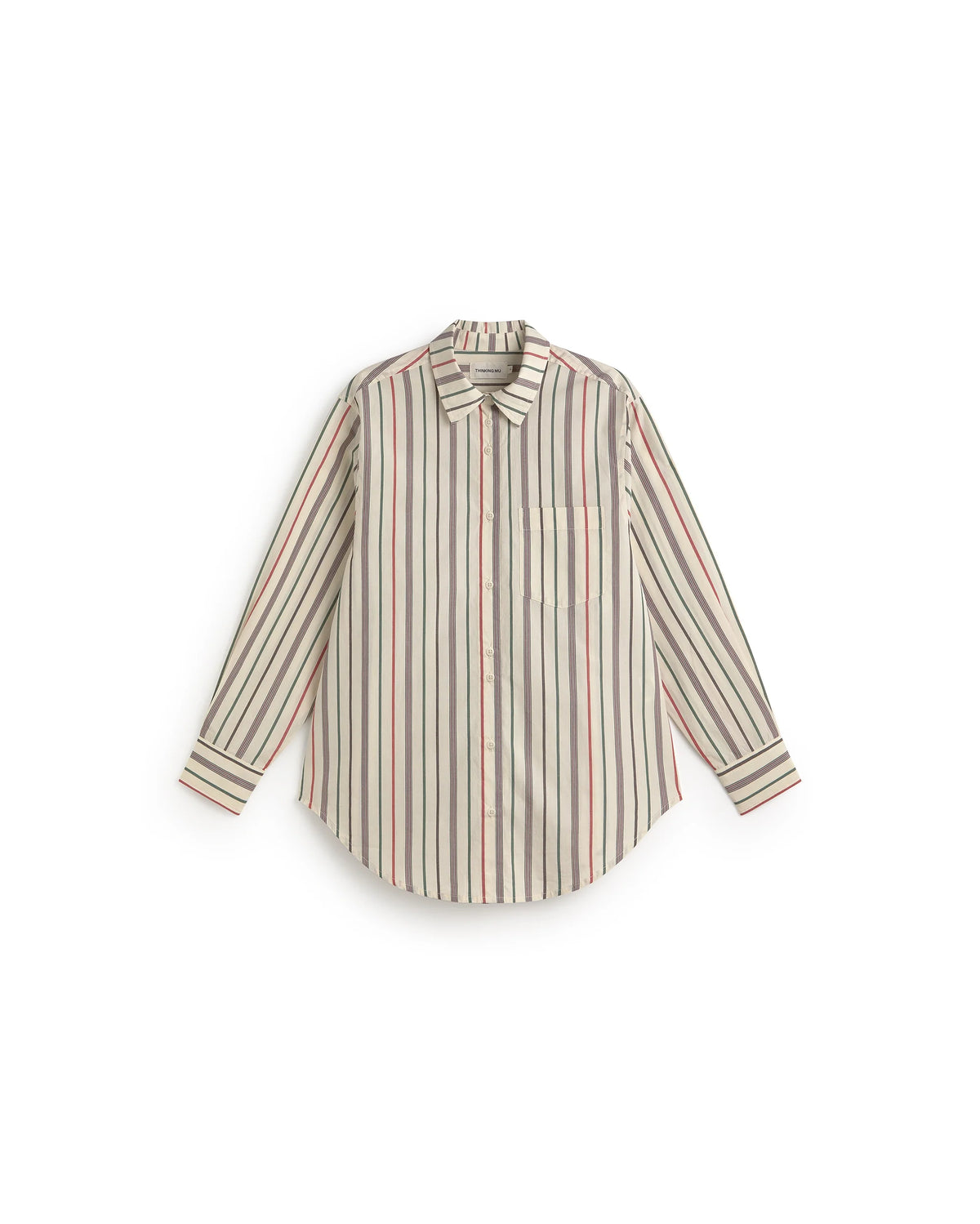 Thinking Mu Ordelia Blouse Ecru Striped