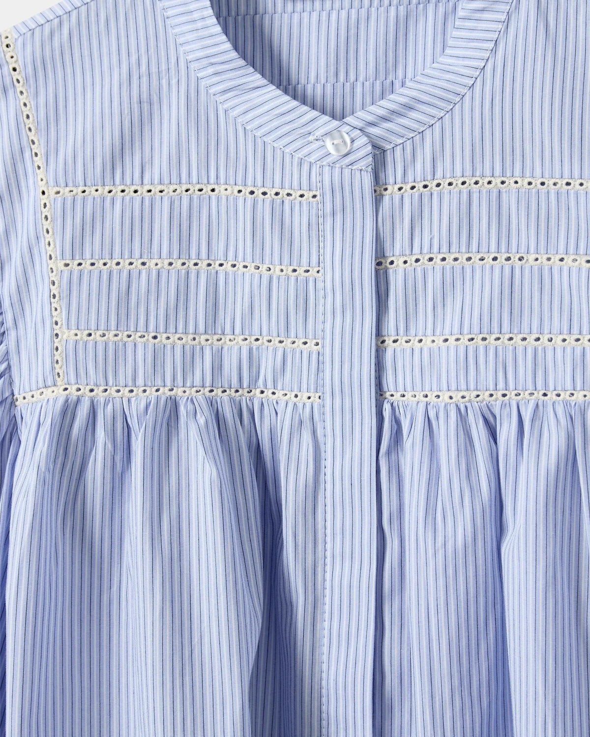 Delilah Blue Striped Shirt