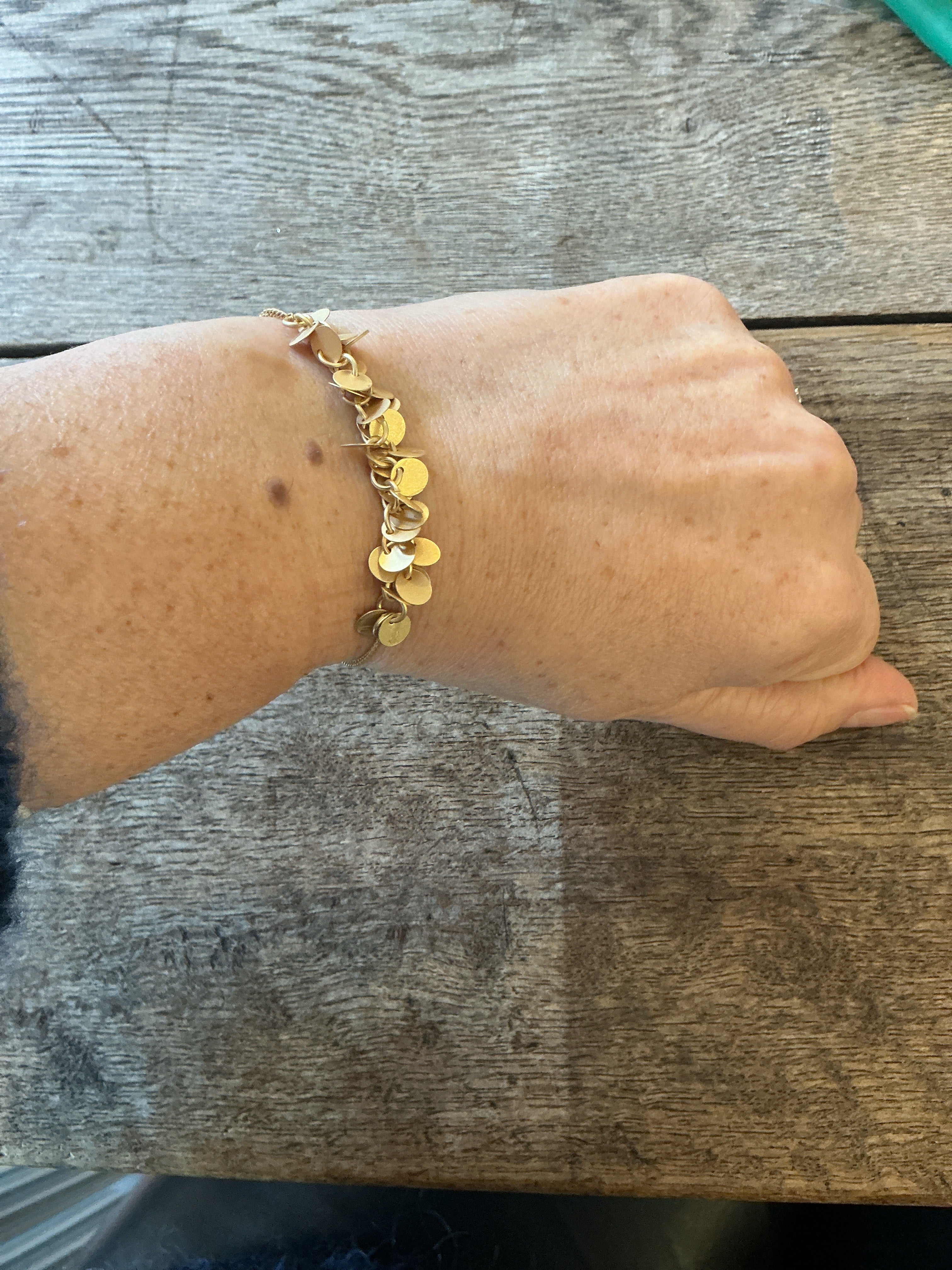 Theia Mini Bouquet Bracelet Gold Plating