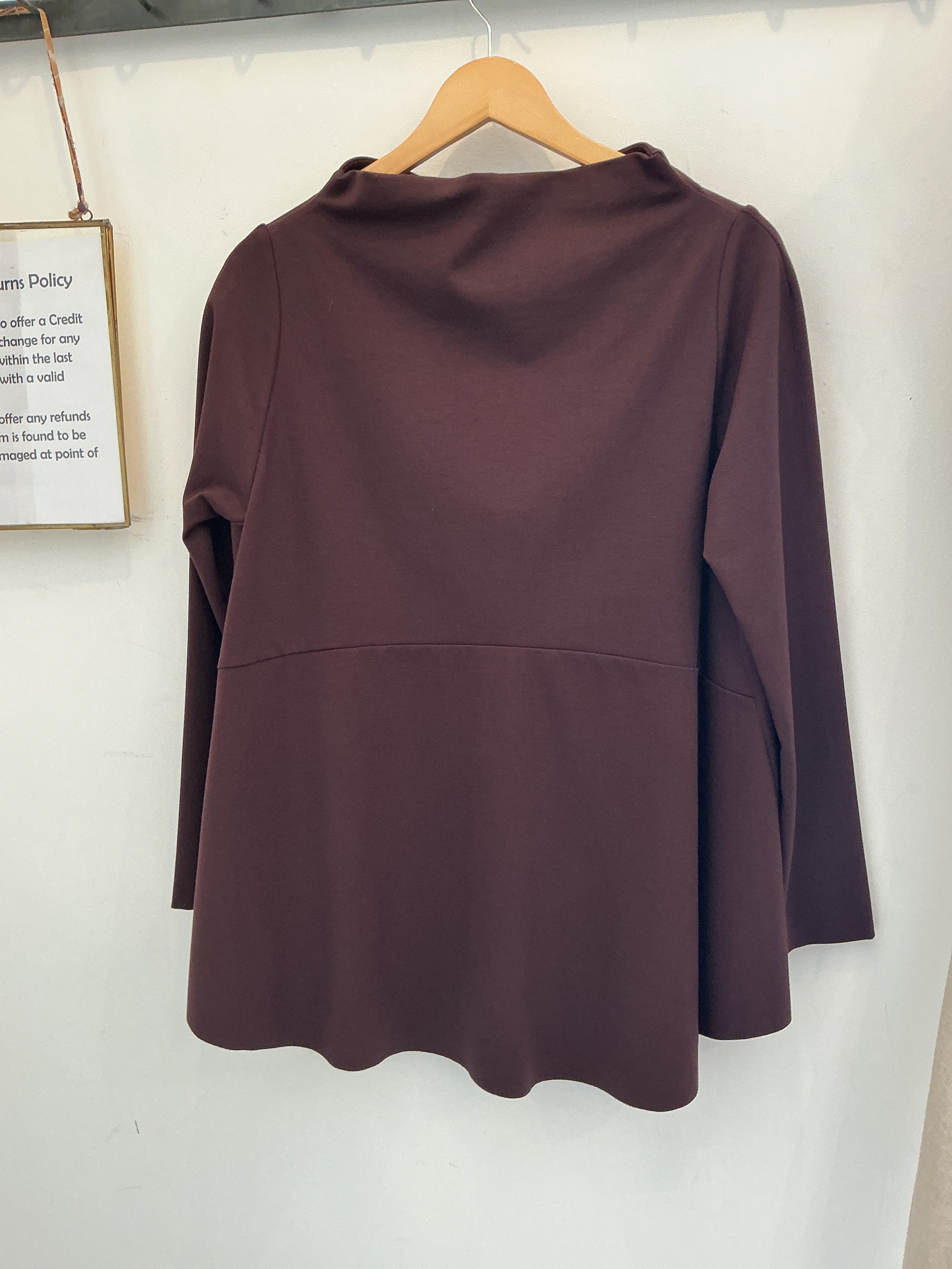 Blusa in burgundy