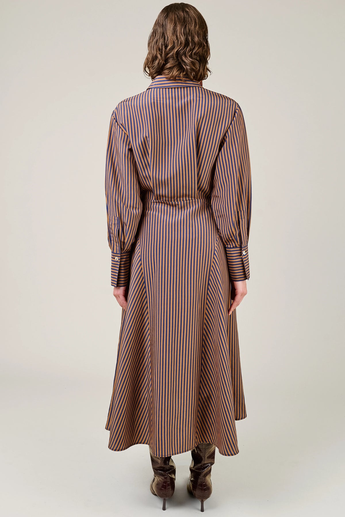 Alara Tie Front Shirt Dress