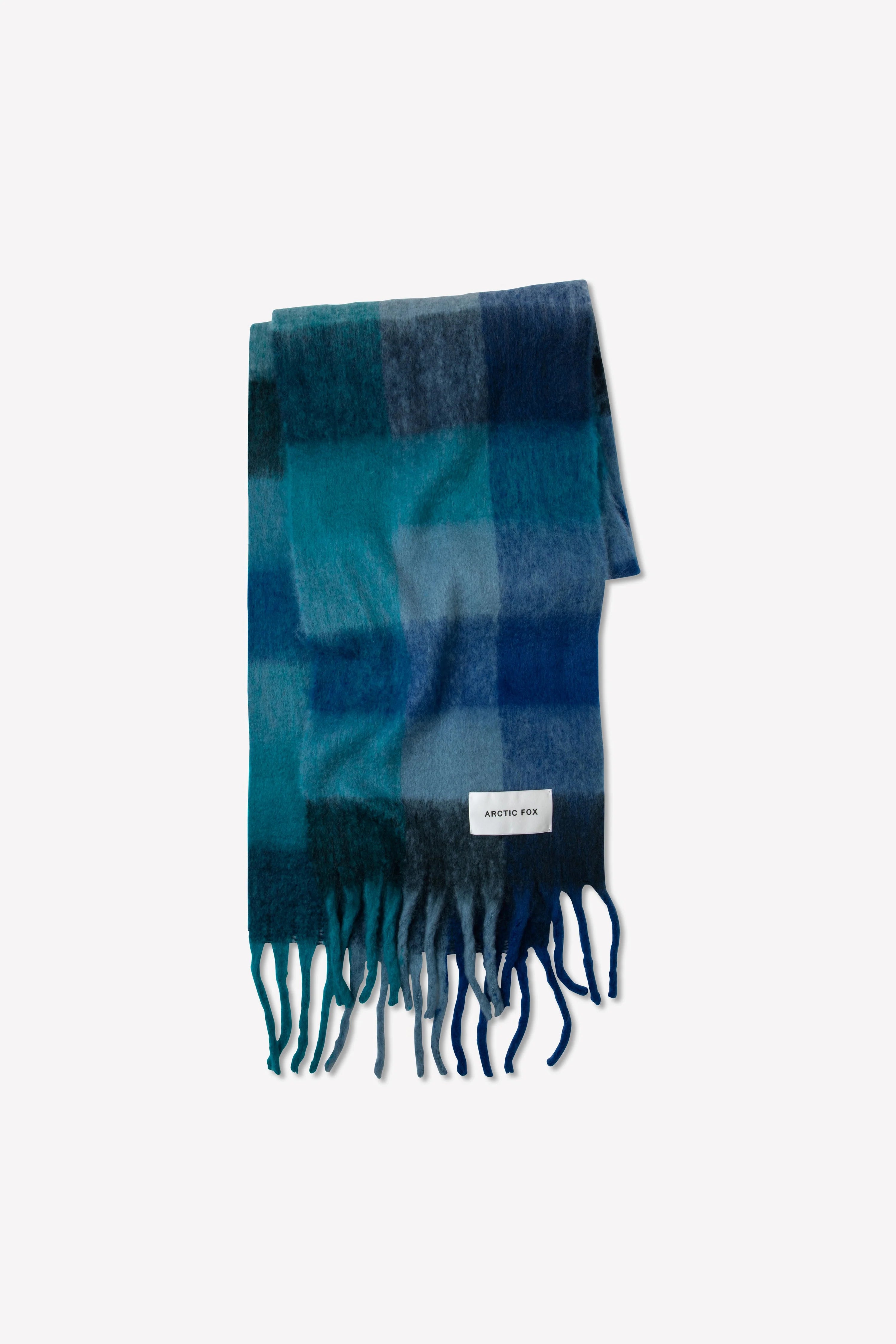 The Reykjavik Scarf in Blue Check