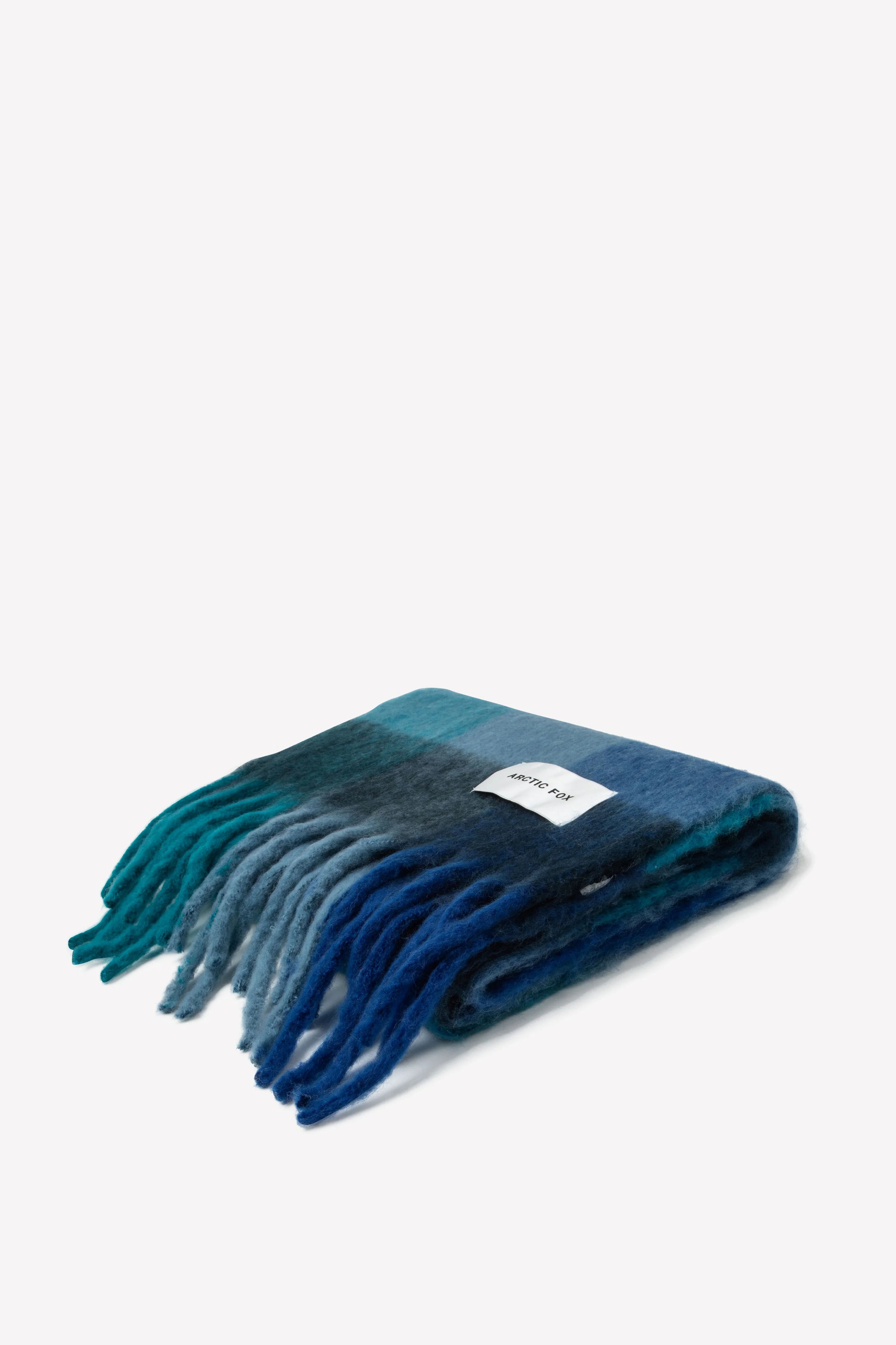 The Reykjavik Scarf in Blue Check