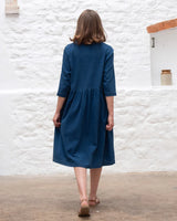 Bea Shirt Dress in Indigo Denim