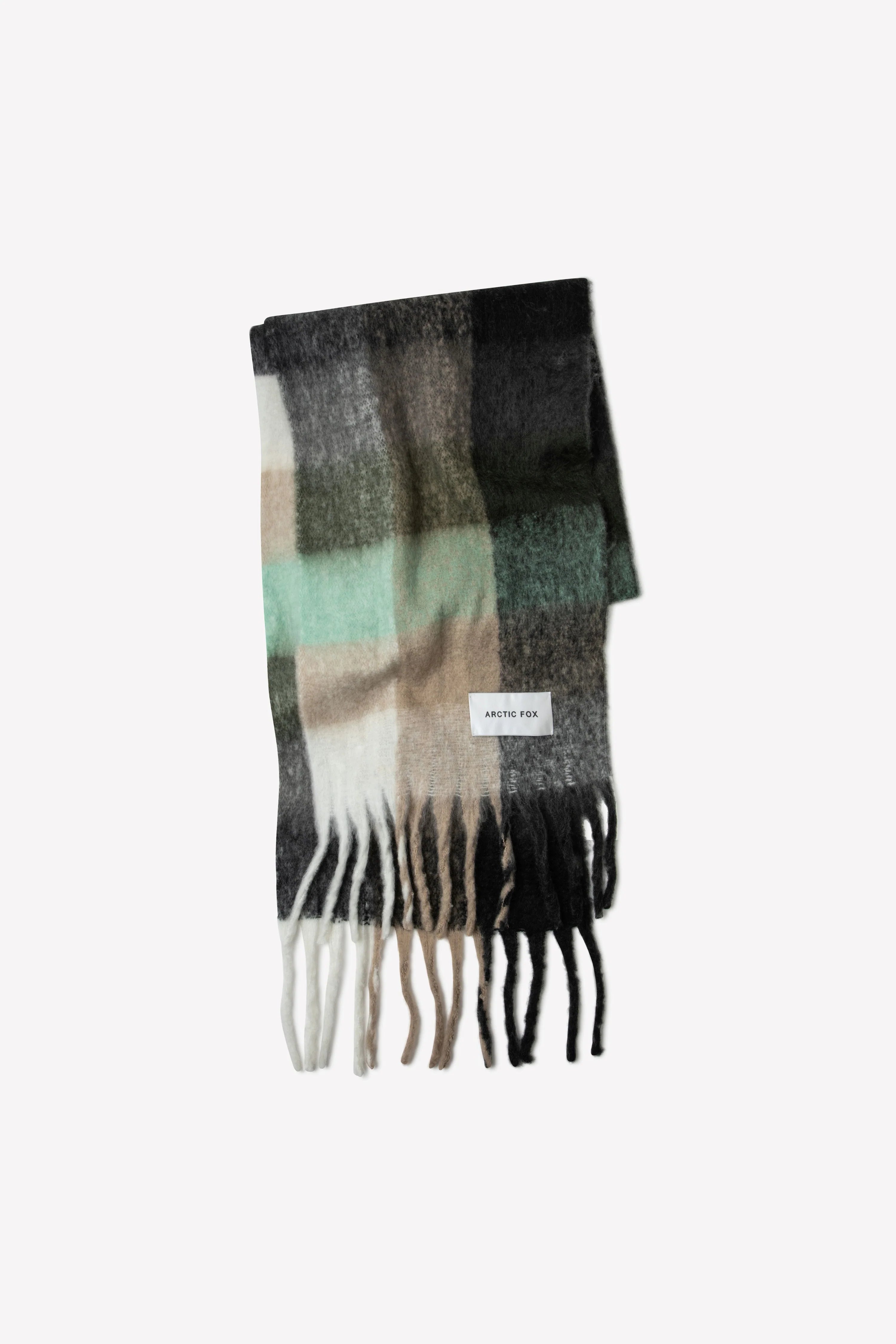 The Reykjavik Scarf in Black Check