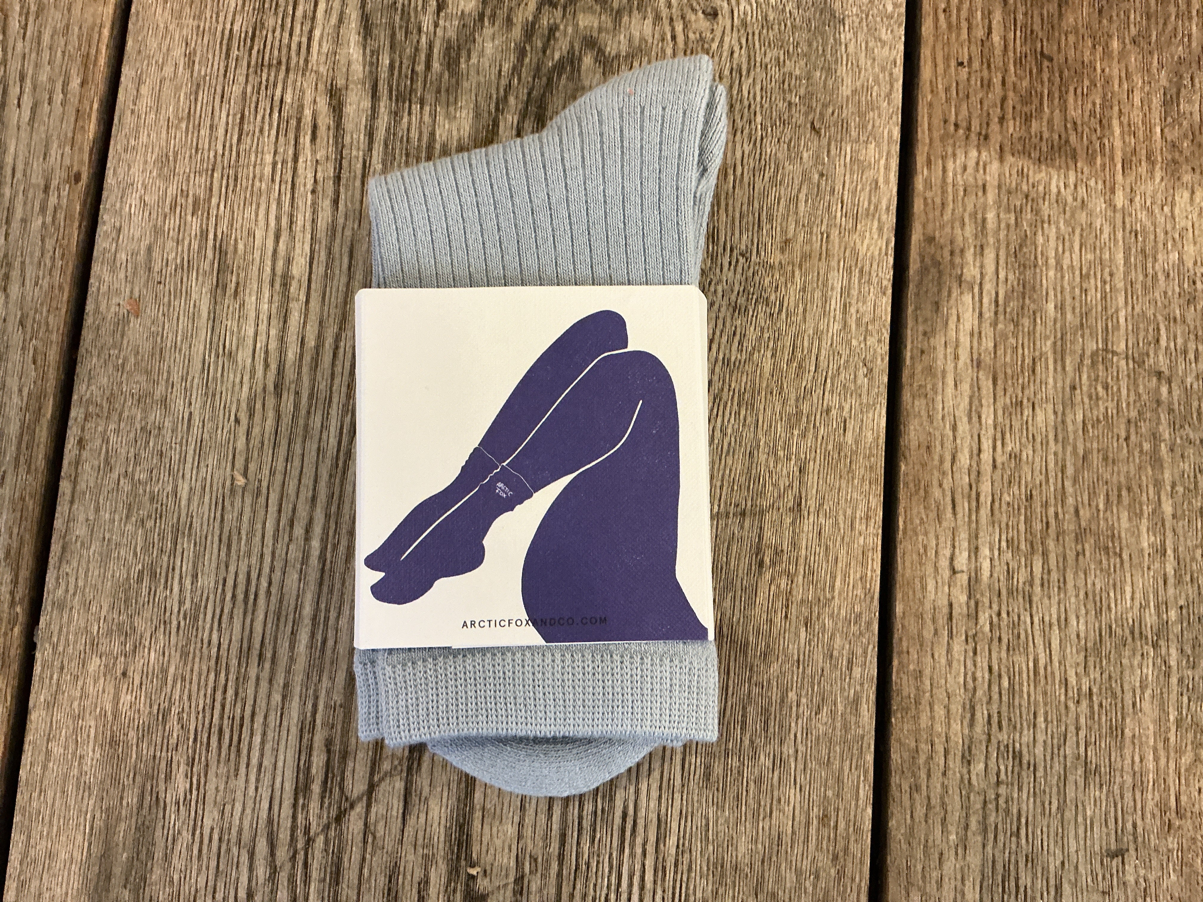 The Everyday Socks 100% Bamboo in Moonshine Blue