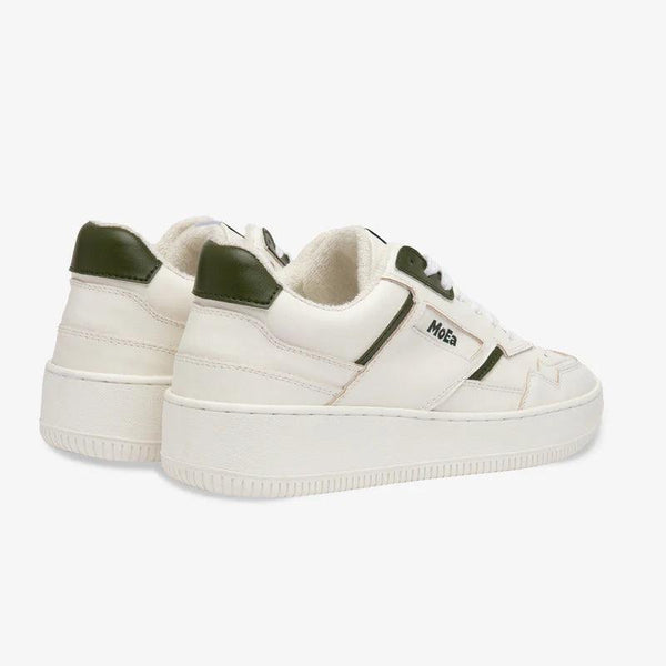 MoEa GEN1 Trainers in Cactus White and Green