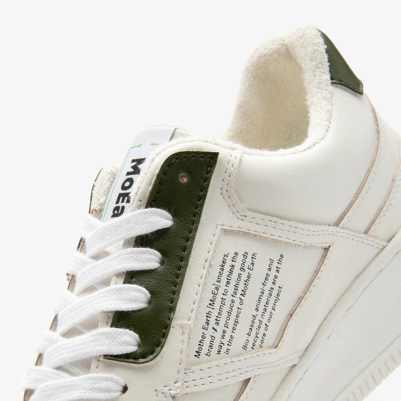 MoEa GEN1 Trainers in Cactus White and Green