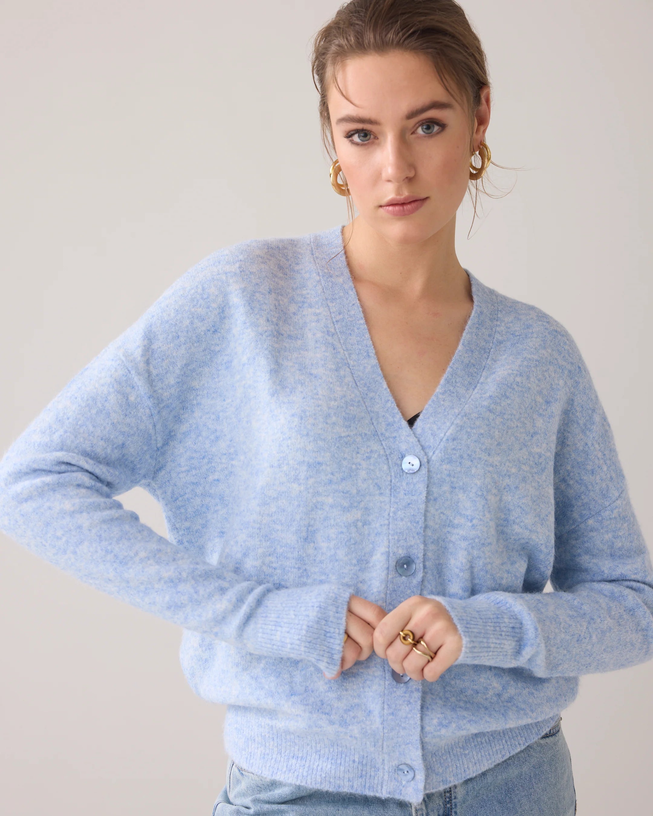 Soft Cardigan - Powder Blue