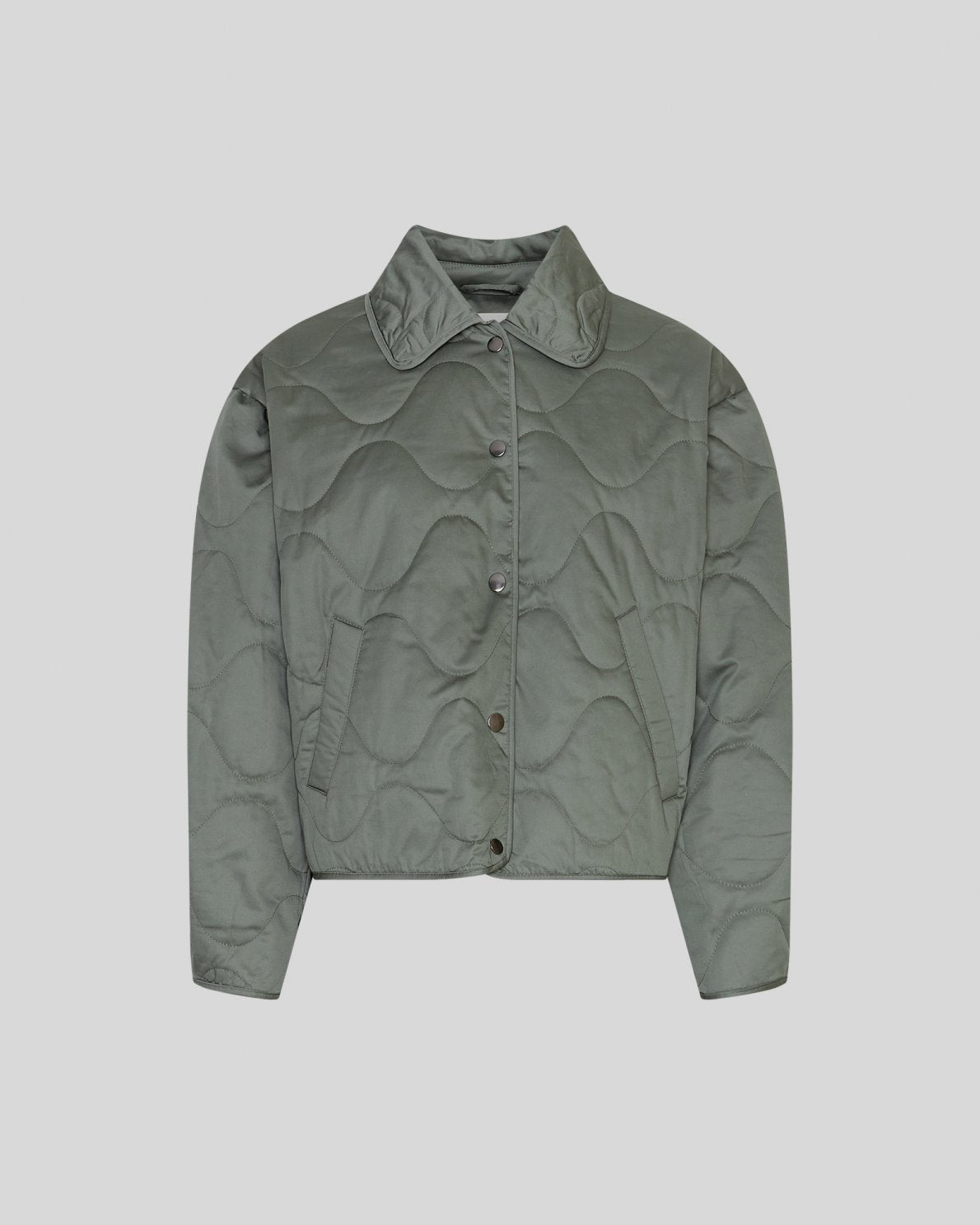 MSCH Christa Quilted Green Jacket