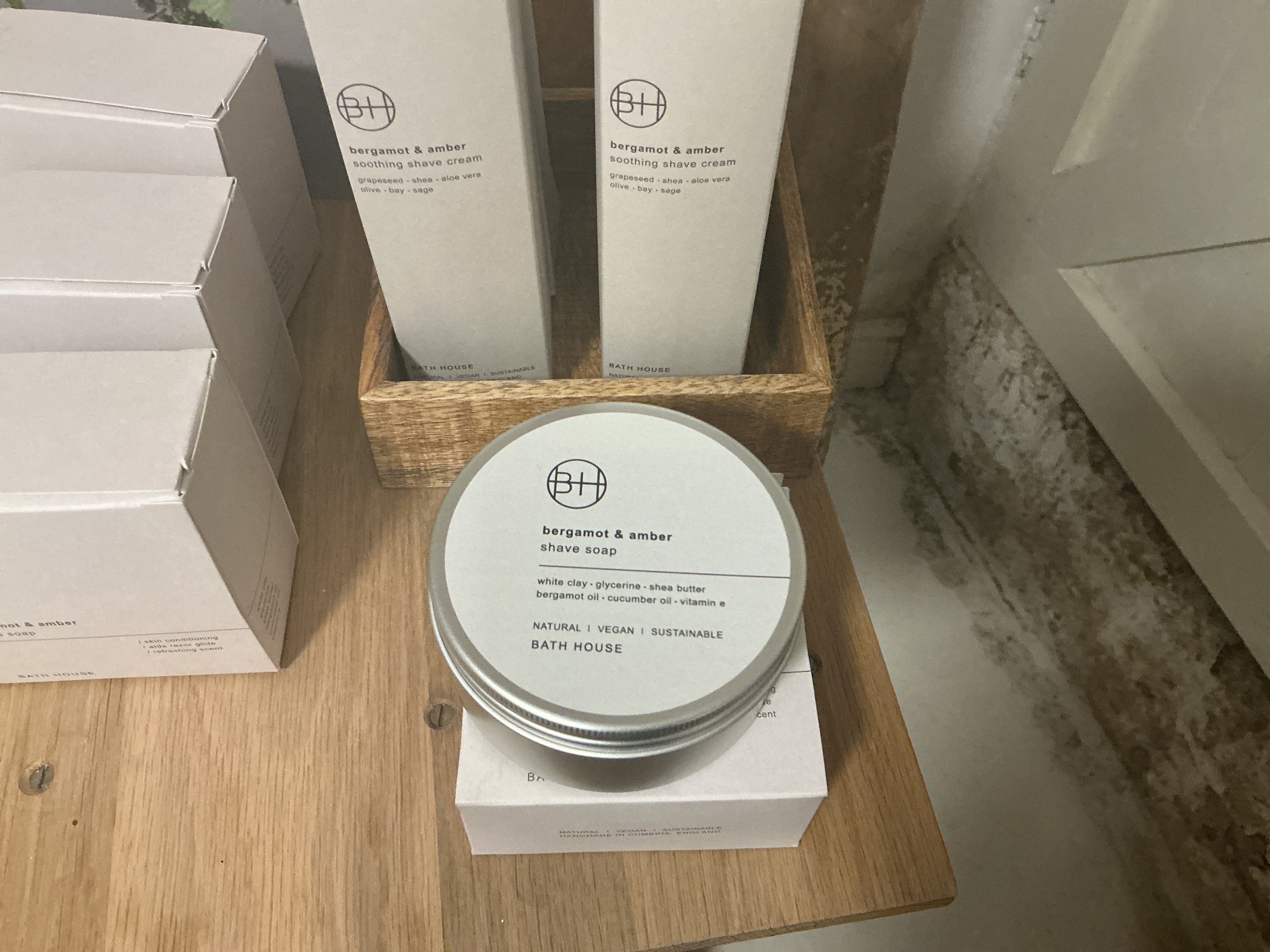 Bergamot and Amber shave soap 300g