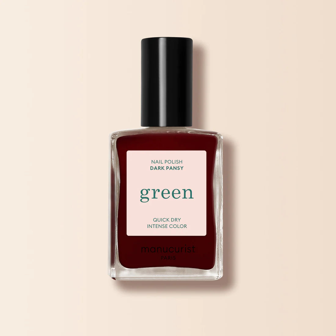 Green Vegan Bio Nail Polish | Dark Pansy | 15ml