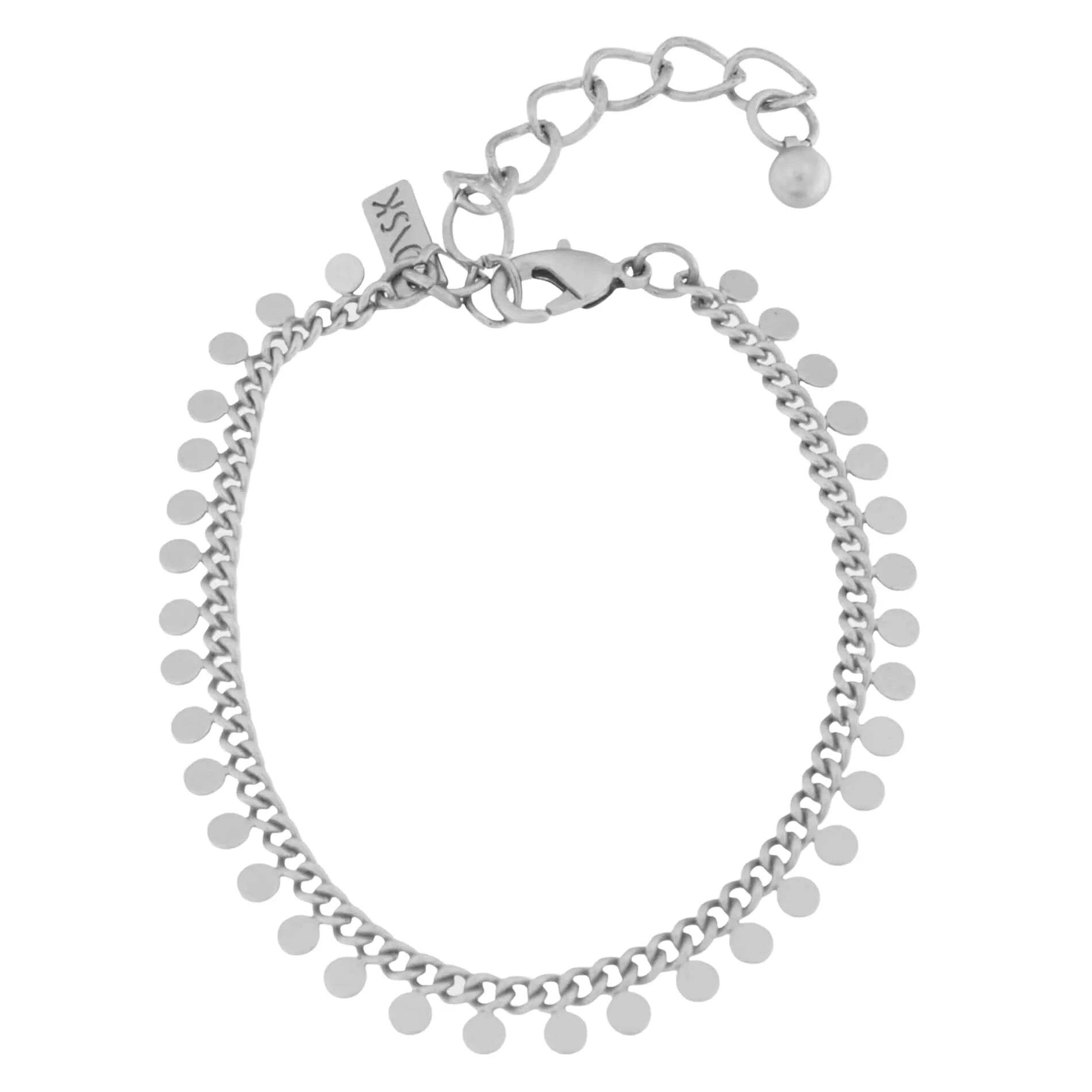 Theia mini multi dot silver bracelet, Silver