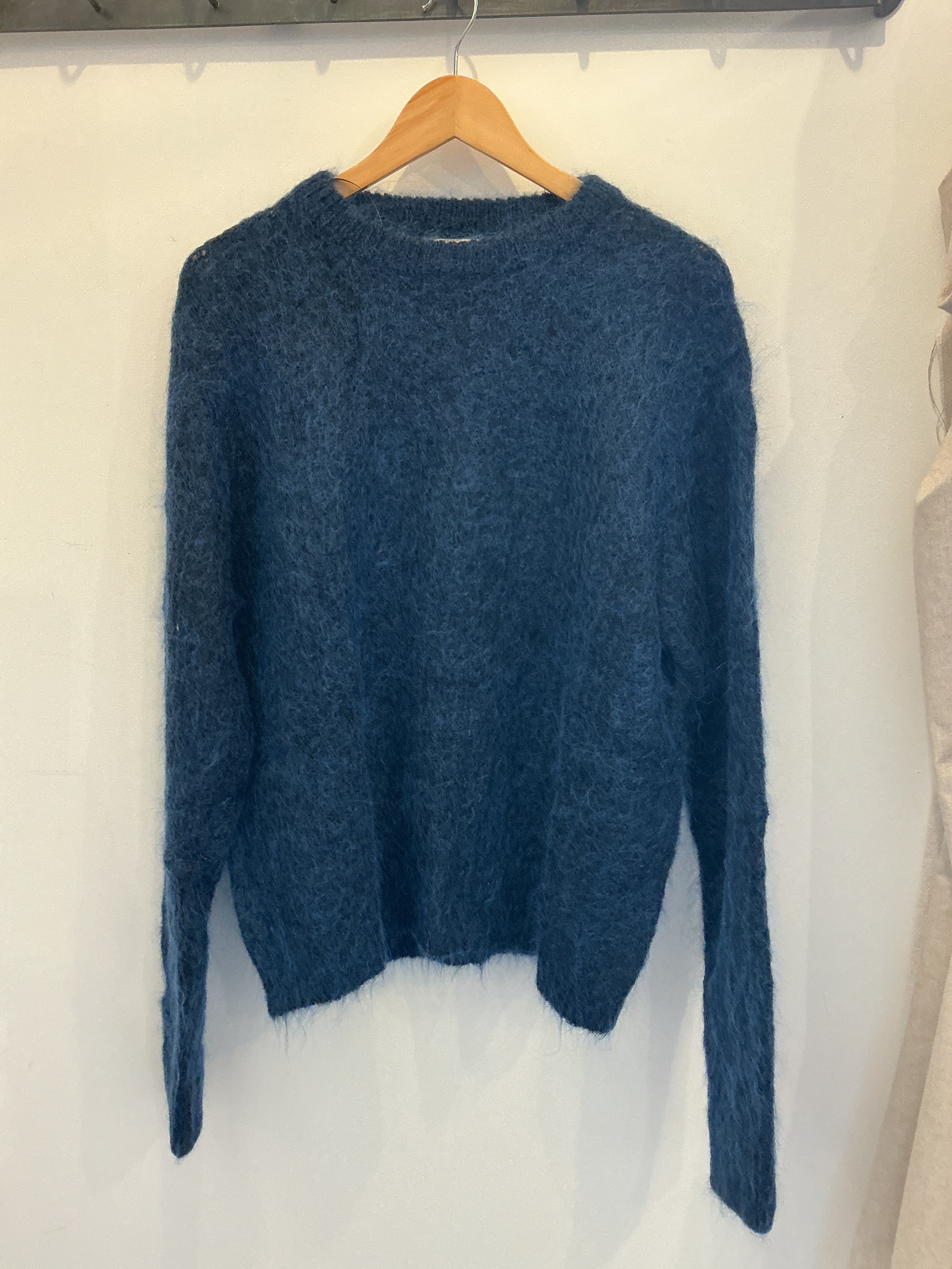 CECYLE Mohair Jumper in Dark Navy