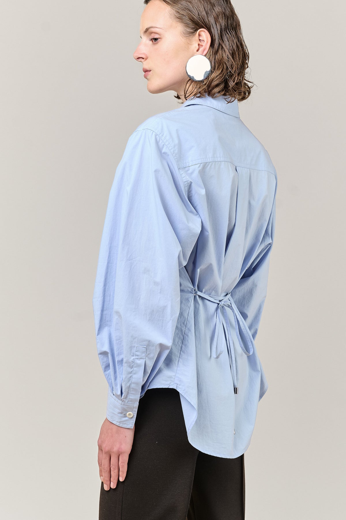 Ember Belted Poplin Shirt
