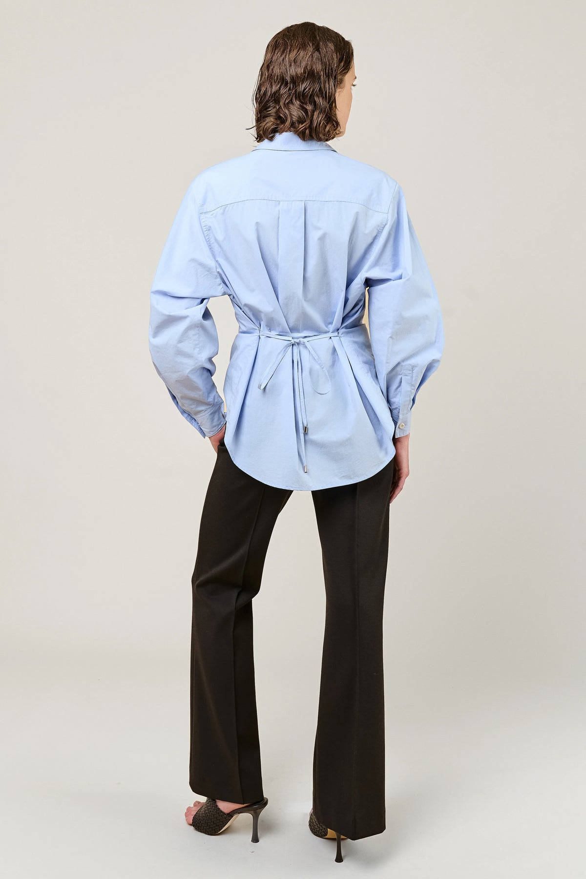 Ember Belted Poplin Shirt