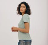 Organic Cotton True Tee in Eucalyptus