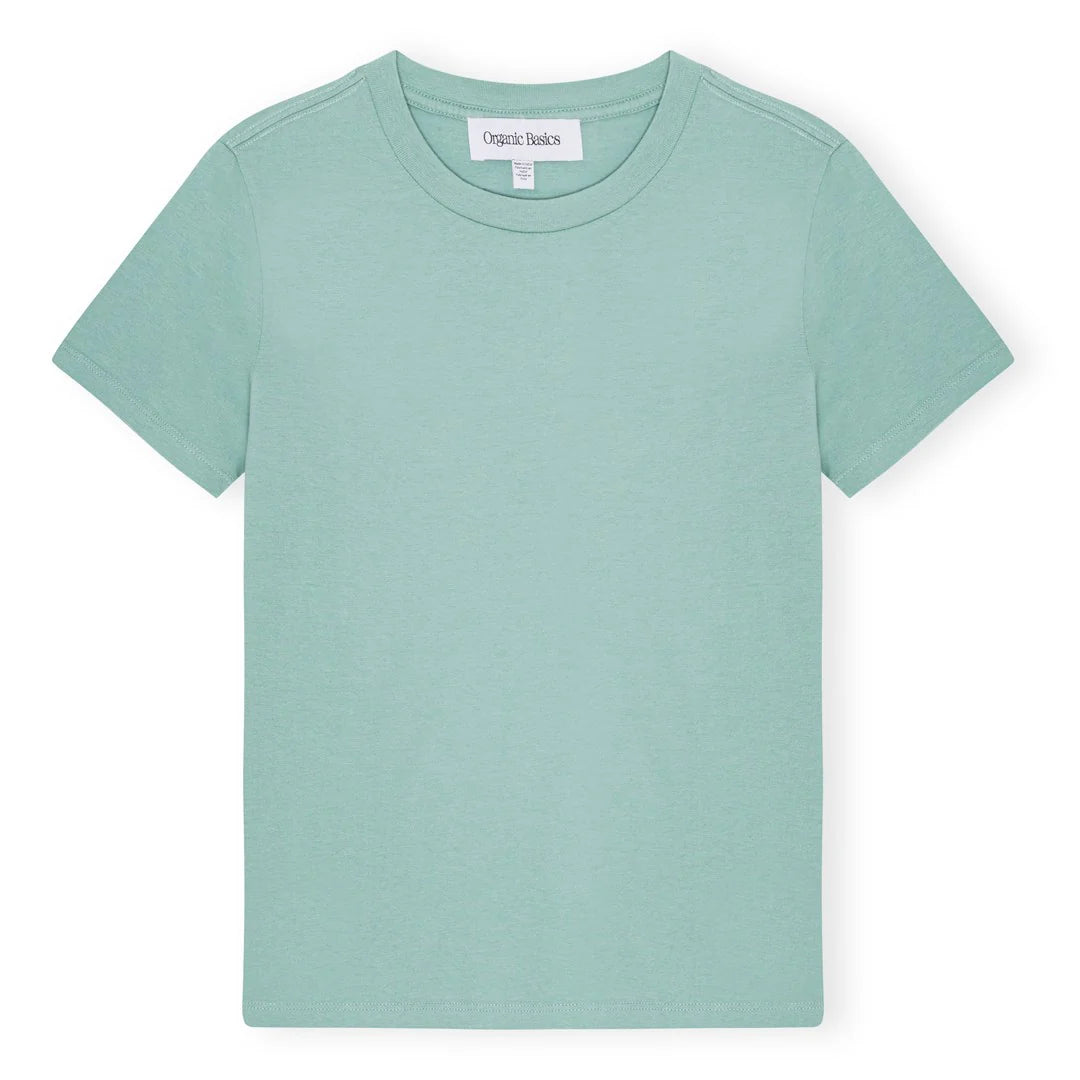 Organic Cotton Flex Tee in Seaweed