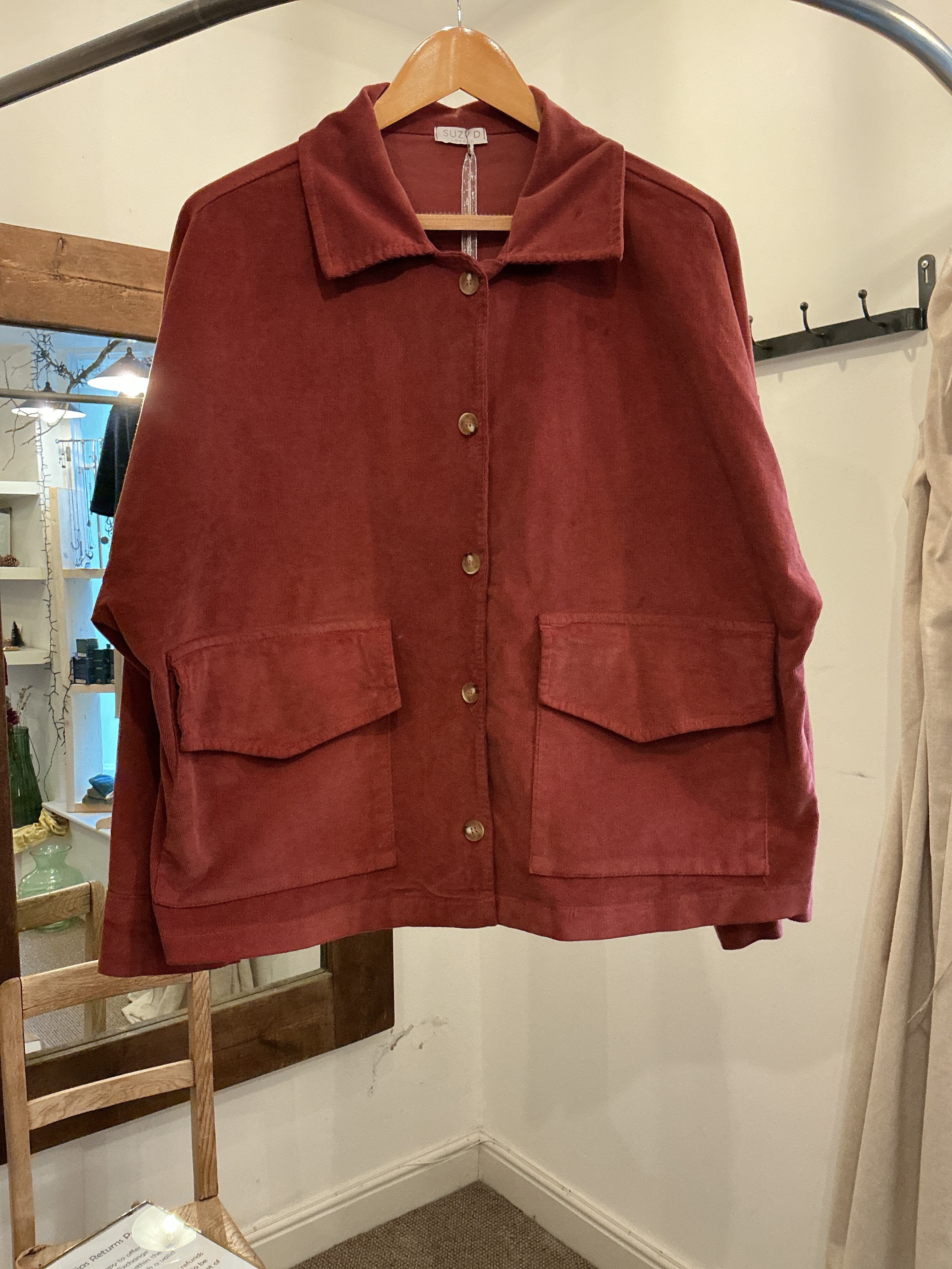 Zita Oversize Utility Jacket in Sunburn