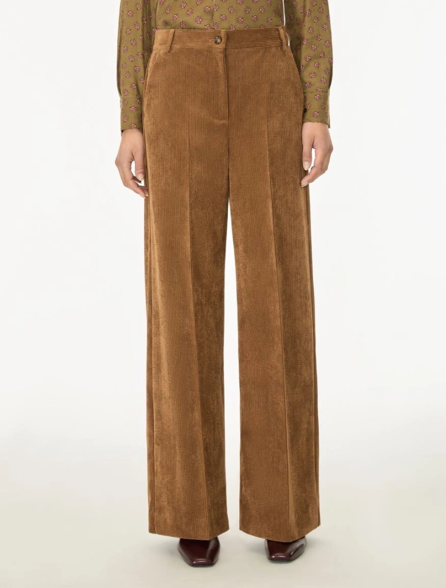 Fanfara 100% Cotton Cord Trousers in Hazelnut