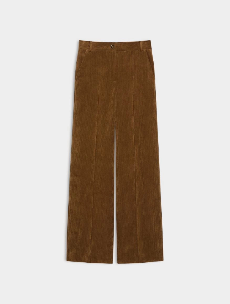 Fanfara 100% Cotton Cord Trousers in Hazelnut