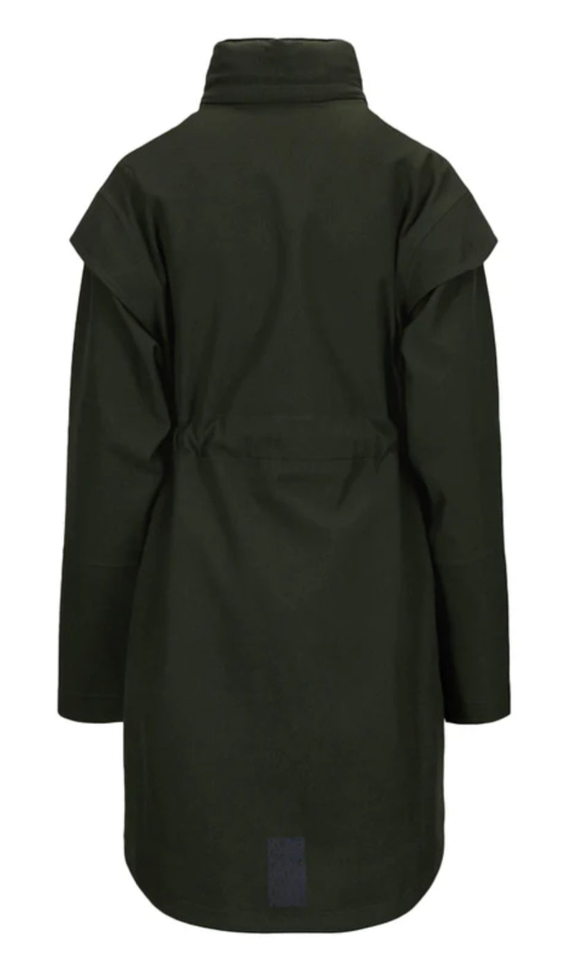 Monsun Raincoat in Rosin Dark Green