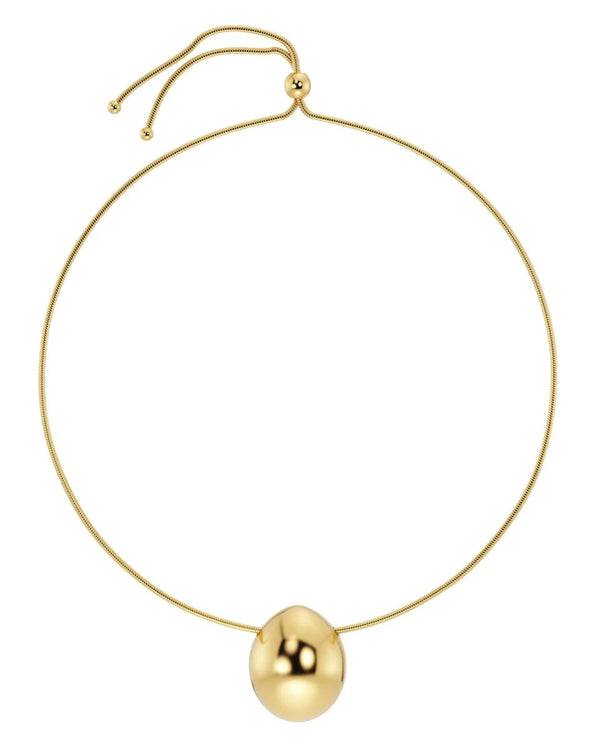 Gallant Necklace Maxi in 14K Gold on Stainless Steel