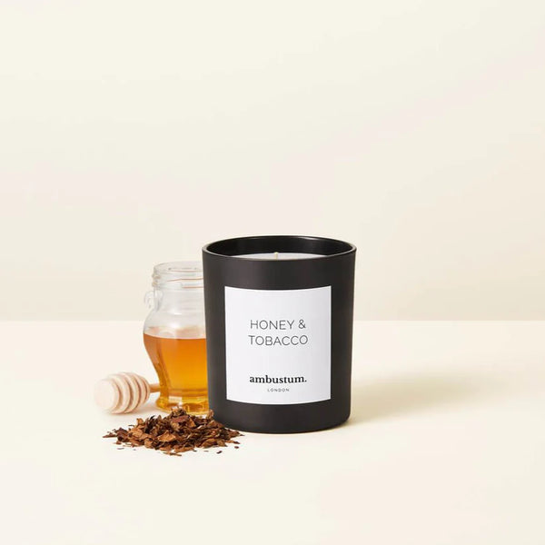 Luxury Candle in Honey and Tobacco Scent