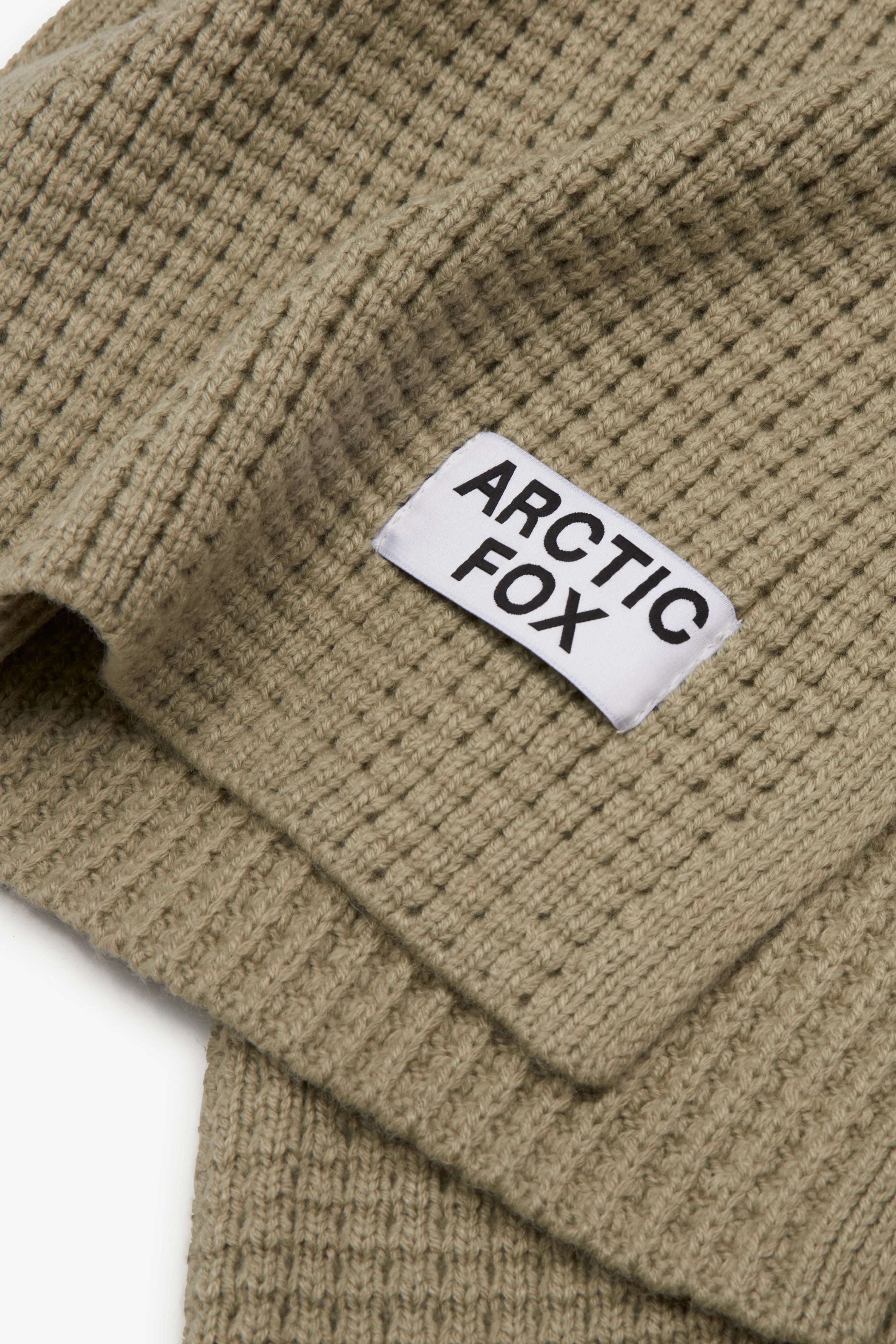 The Recycled Bottle Hooded Scarf in Arctic Grey