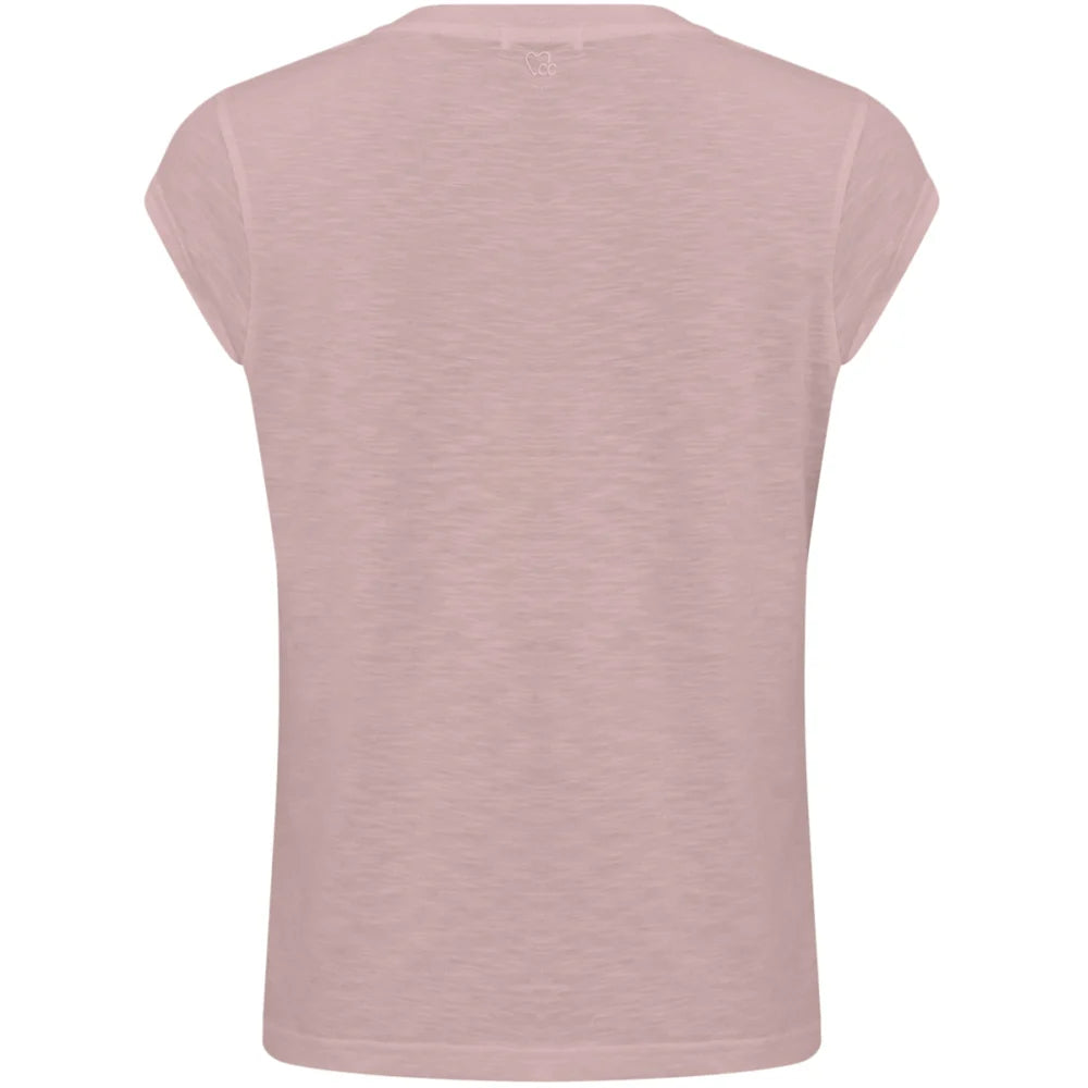 Classic C C Heart T-shirt Winter Rose