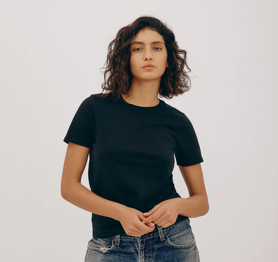 Organic Cotton True Tee in Midnight