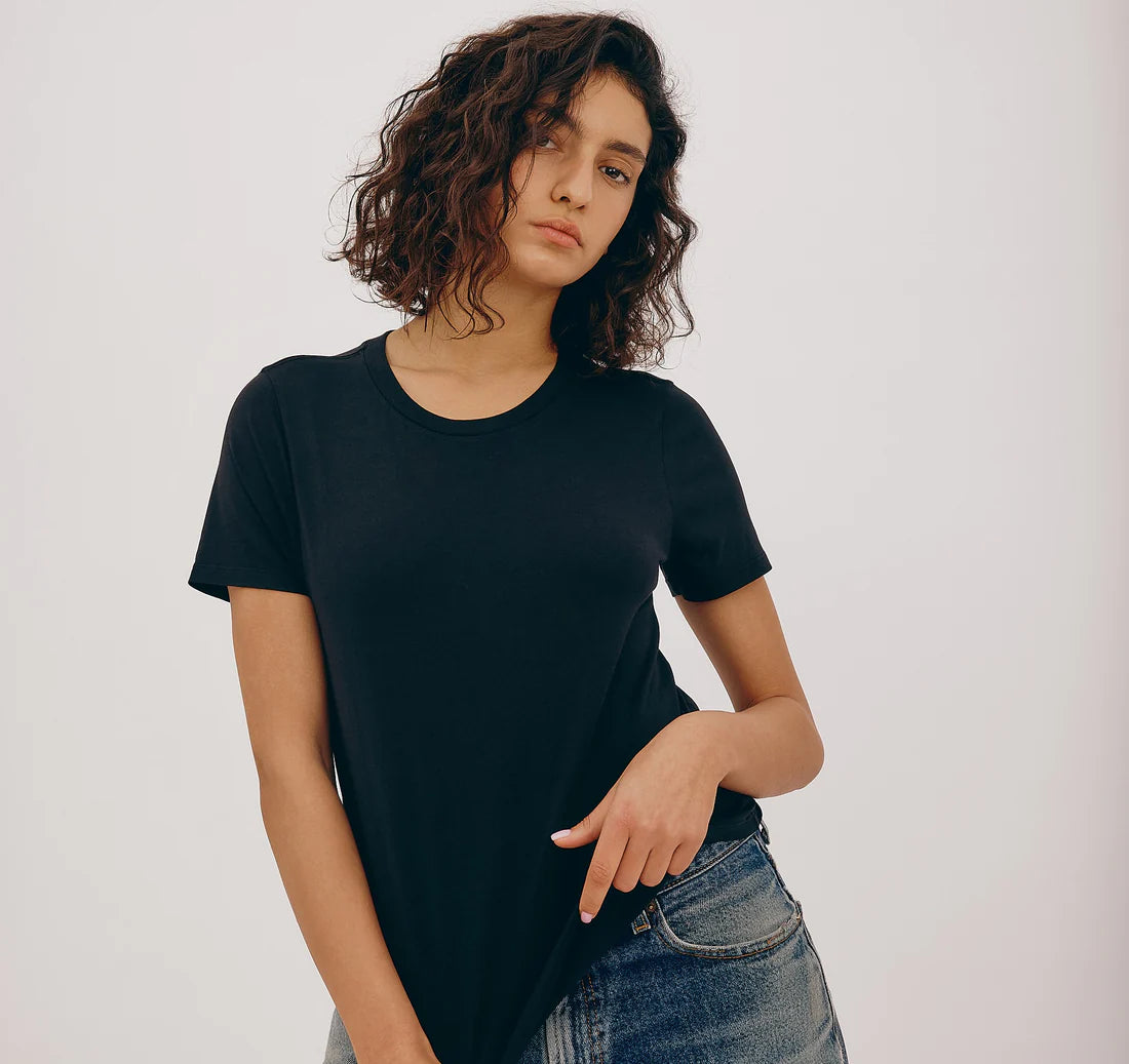 Organic Cotton True Tee in Midnight