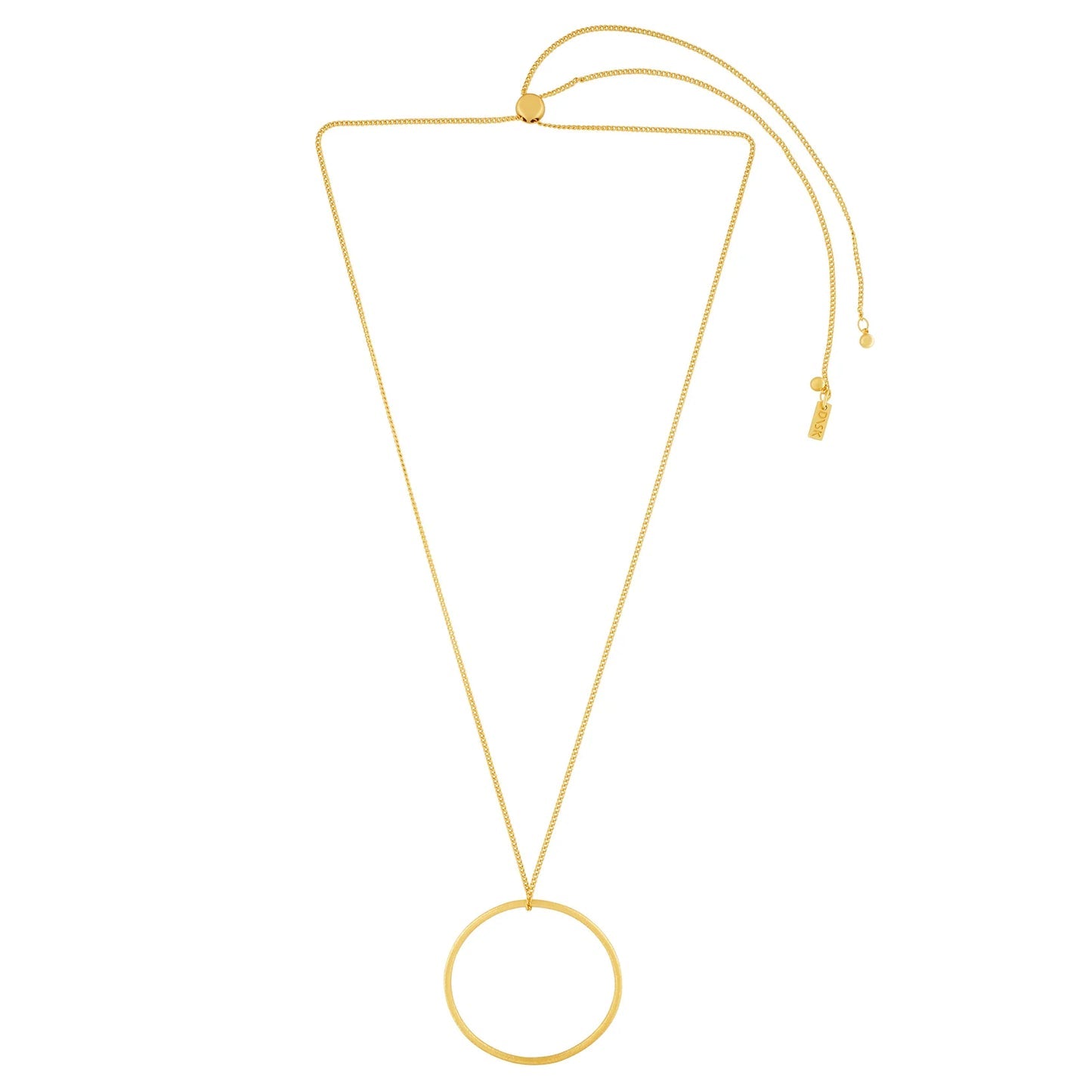 Dansk Audrey adjustable glow necklace silver
