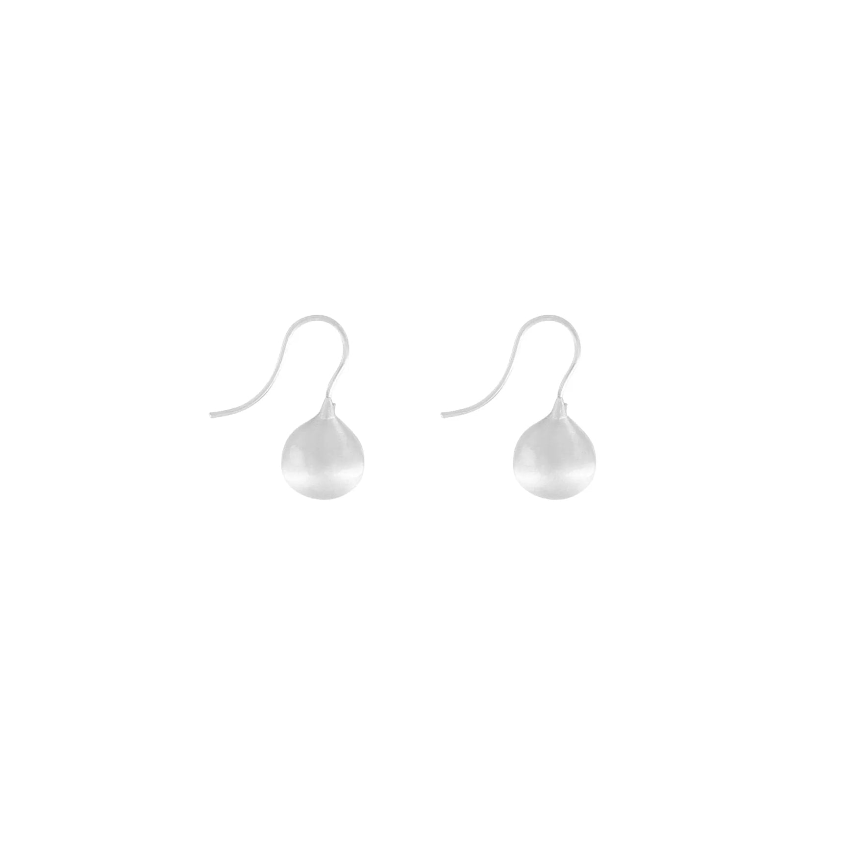 Dansk Tabitha ball earrings silver plated