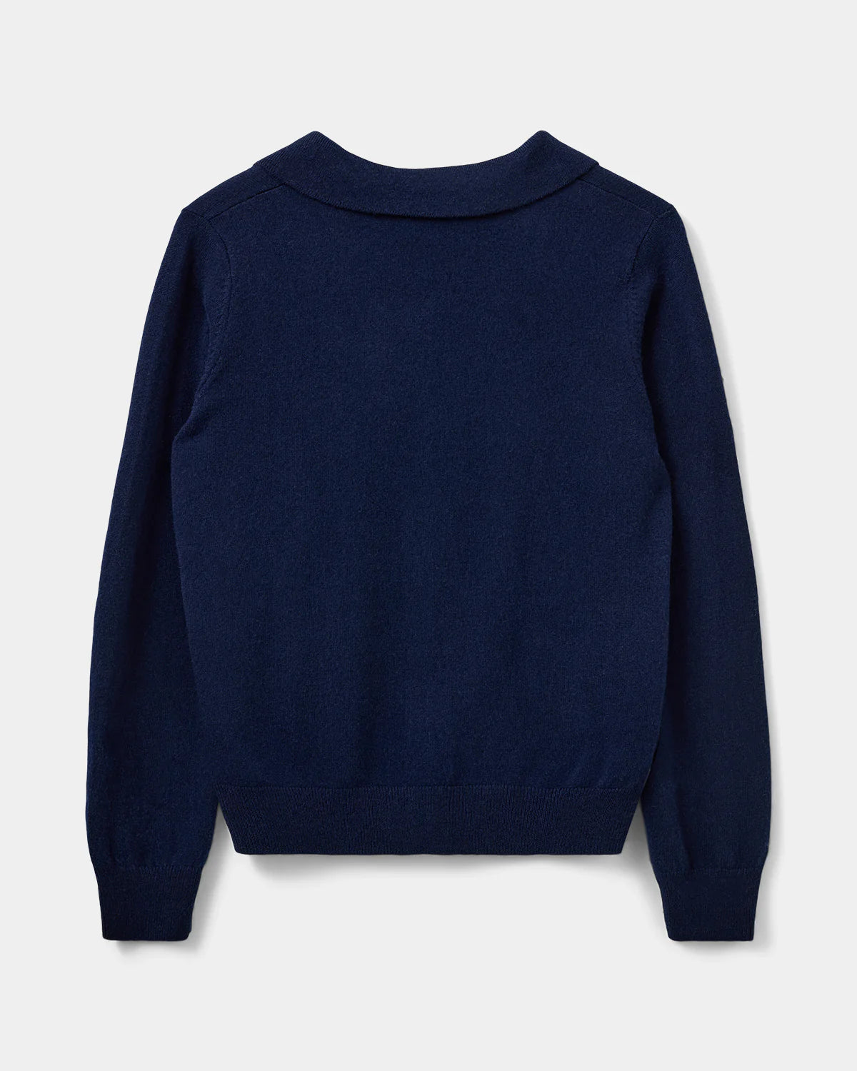 Collar Cardigan - Navy