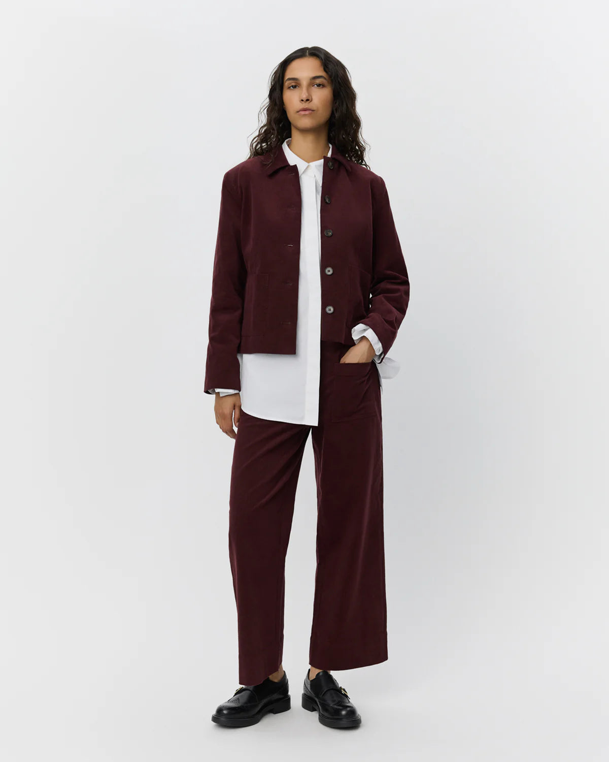 Zuri Jacket in Plum