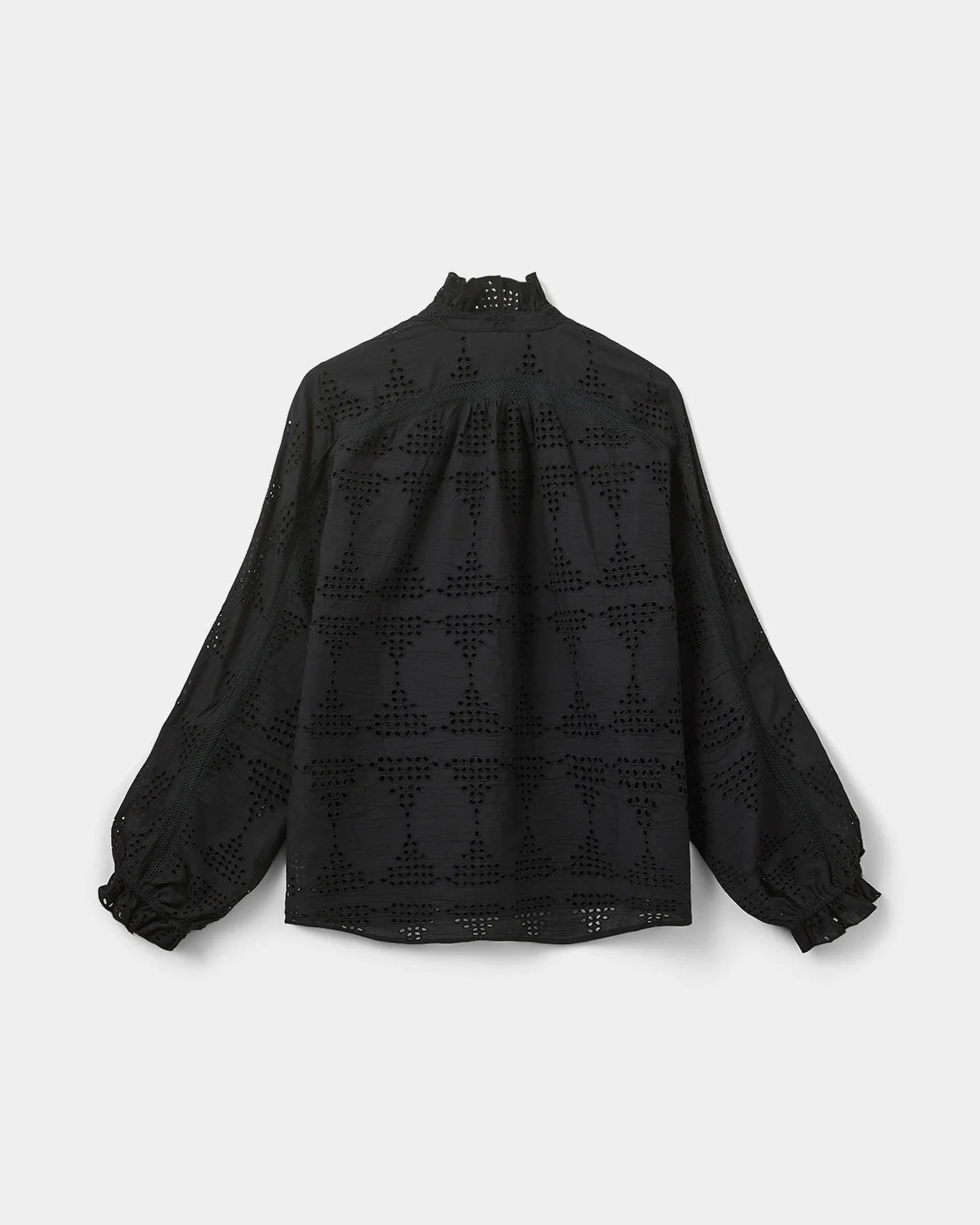 Esme Broderie Anglaise shirt black