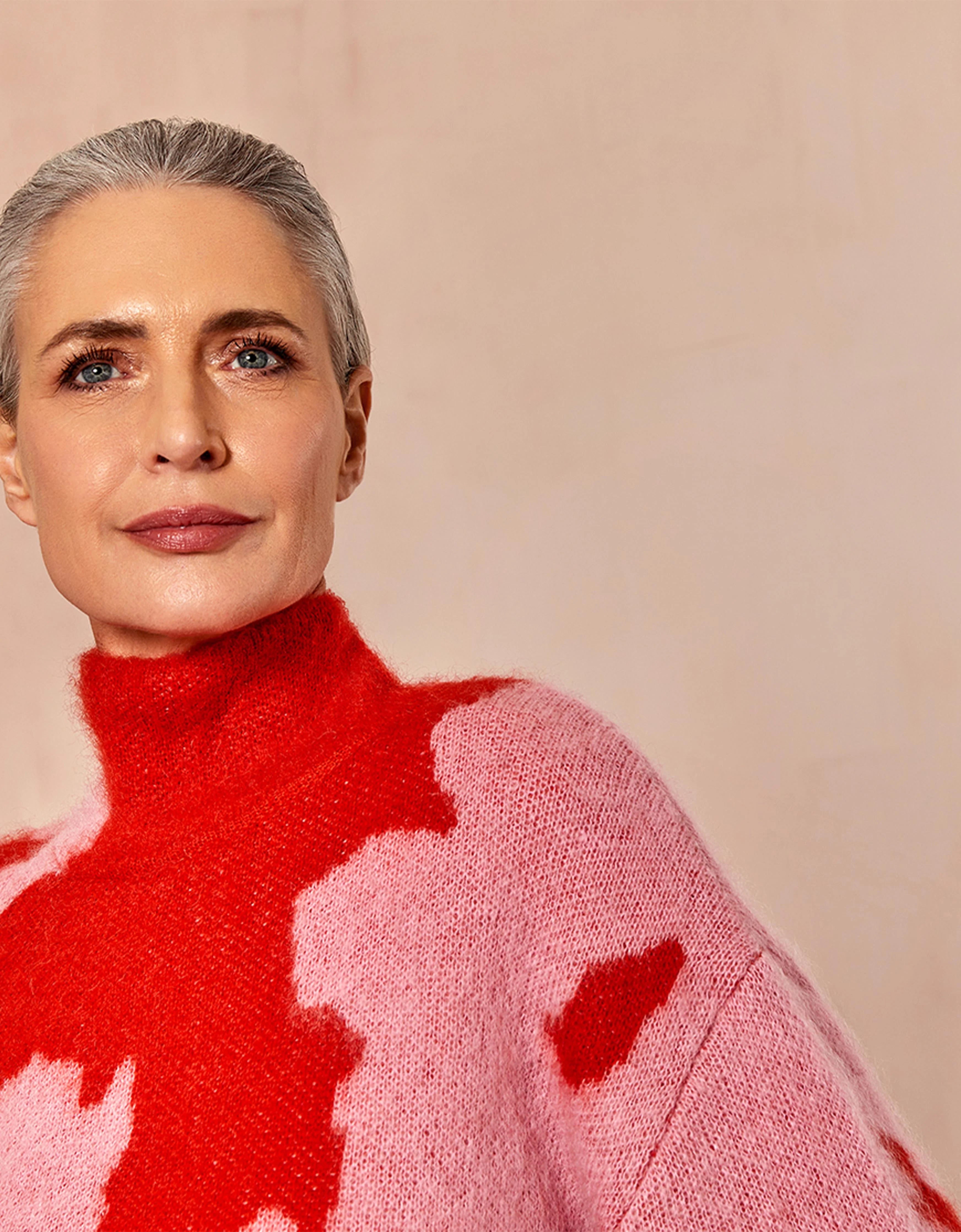 Oilily Kornelia jumper in Aurora red