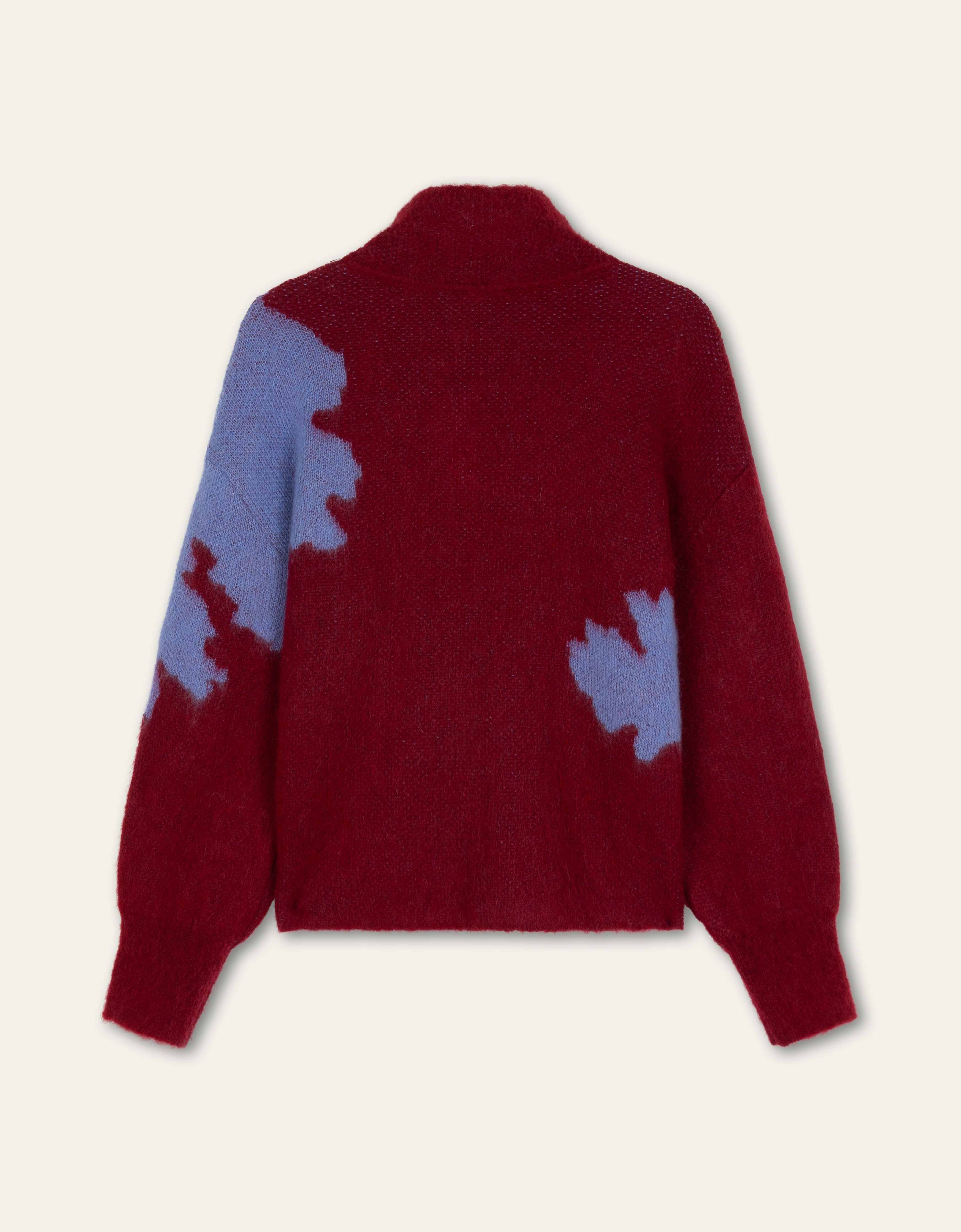 Kornelia Knitted Jumper in Rumba Red