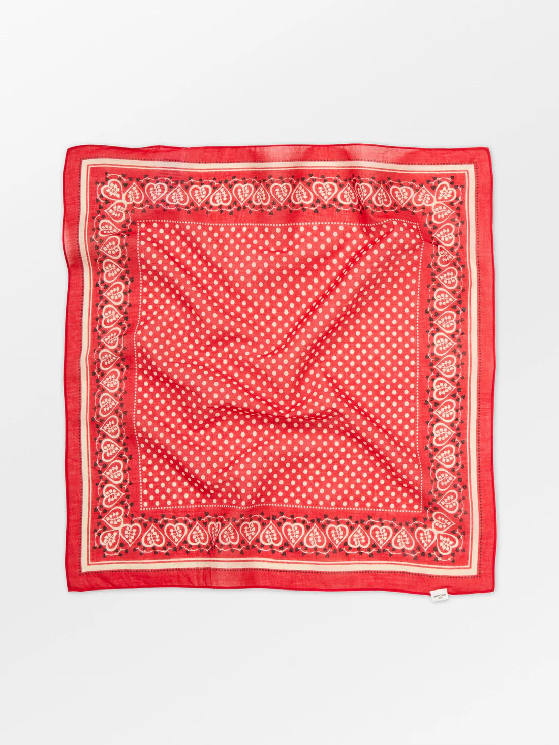 Hearty Cotta scarf in Adrenaline red