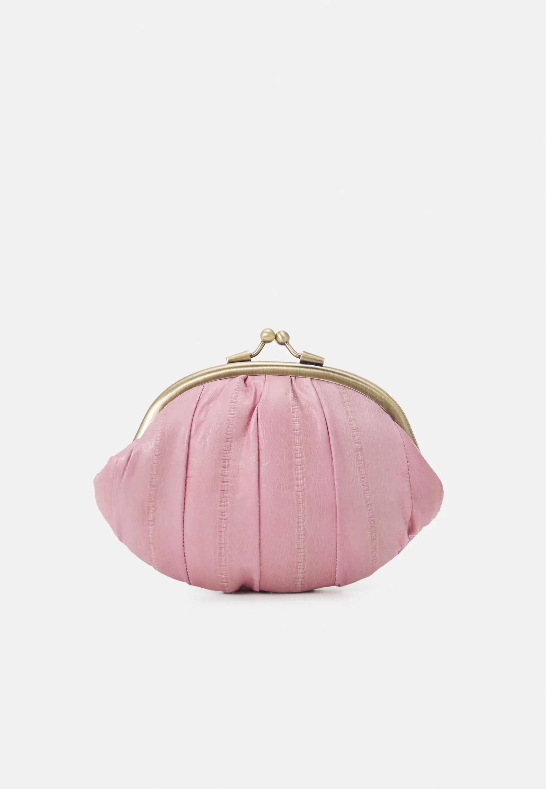 100% Eelskin Granny Purse in Dusty rose