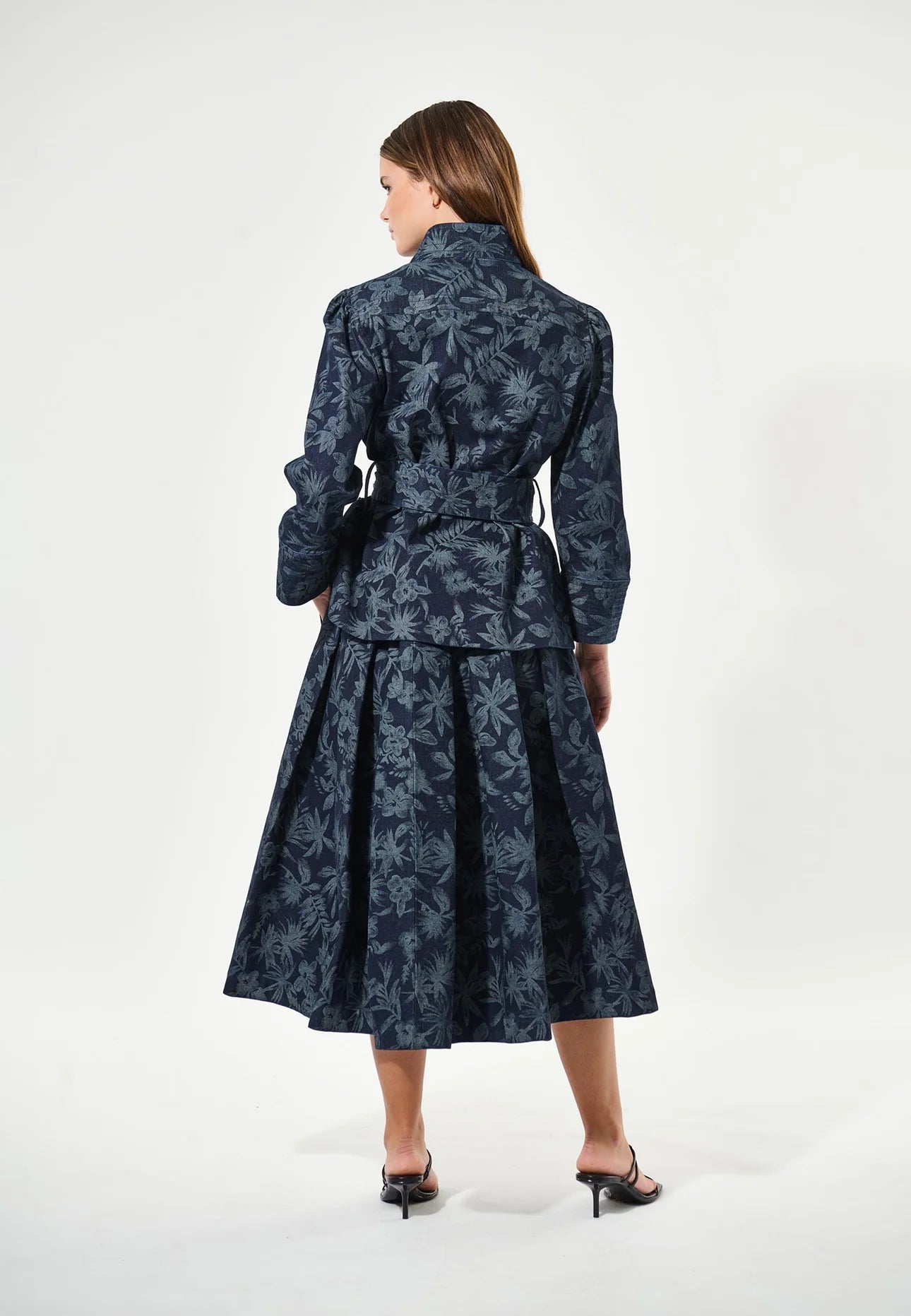 Ella Dea Jacket in Floral denim