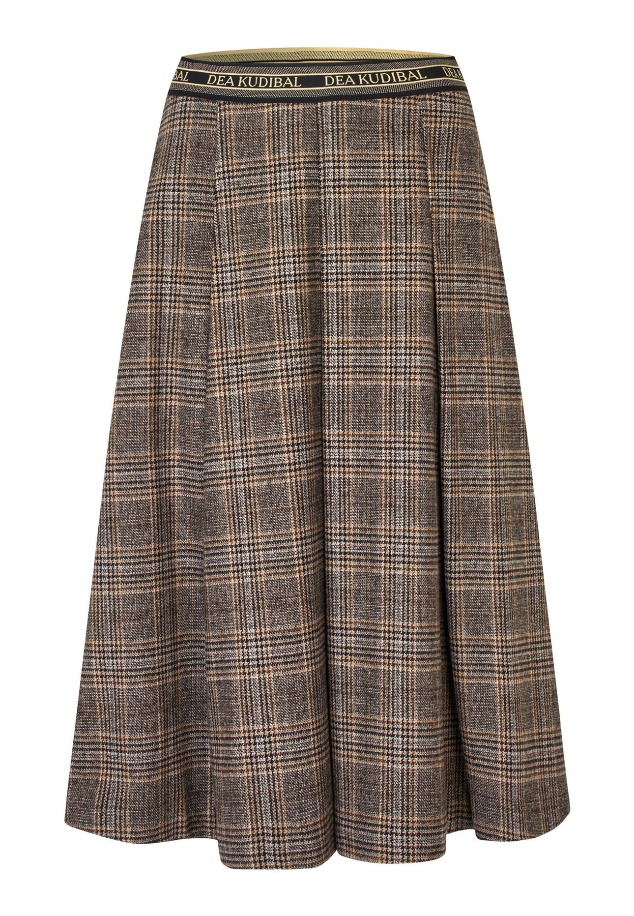 Atty Dea Skirt with Pleats in Eaton Check