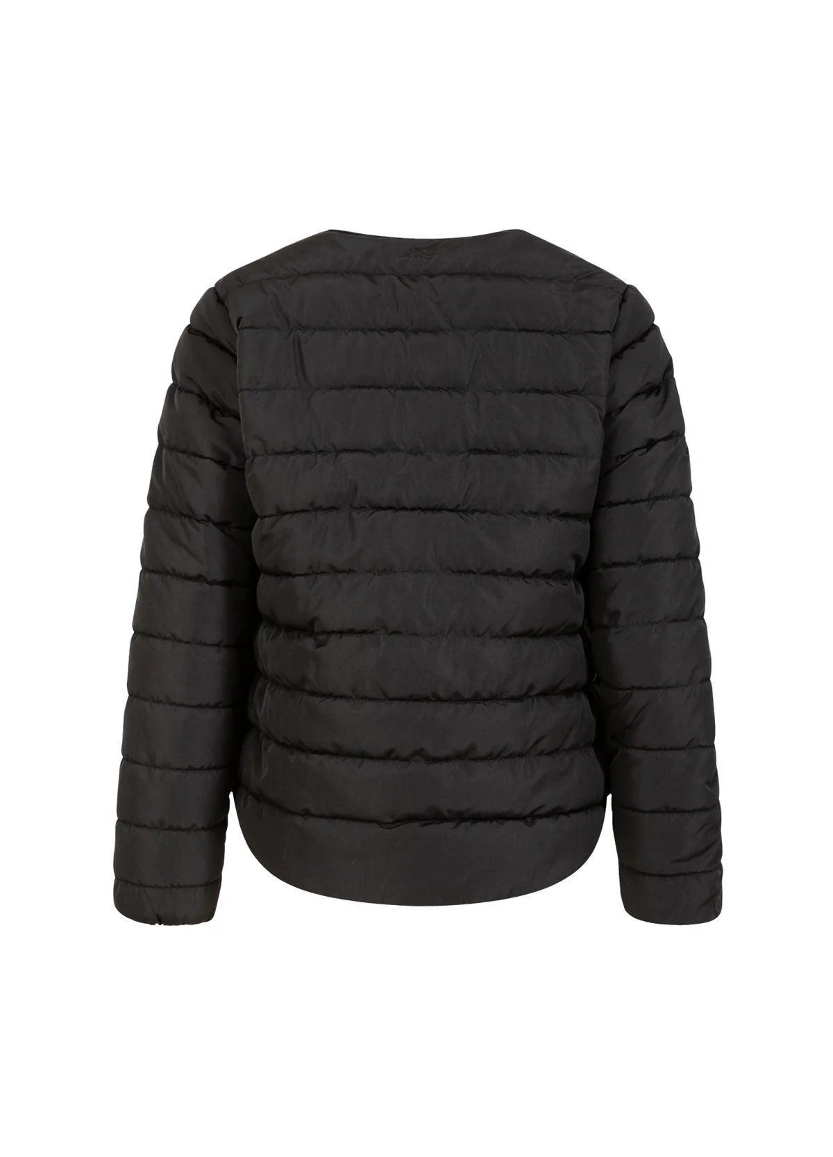 ASTA quilted slim fit jacket Black