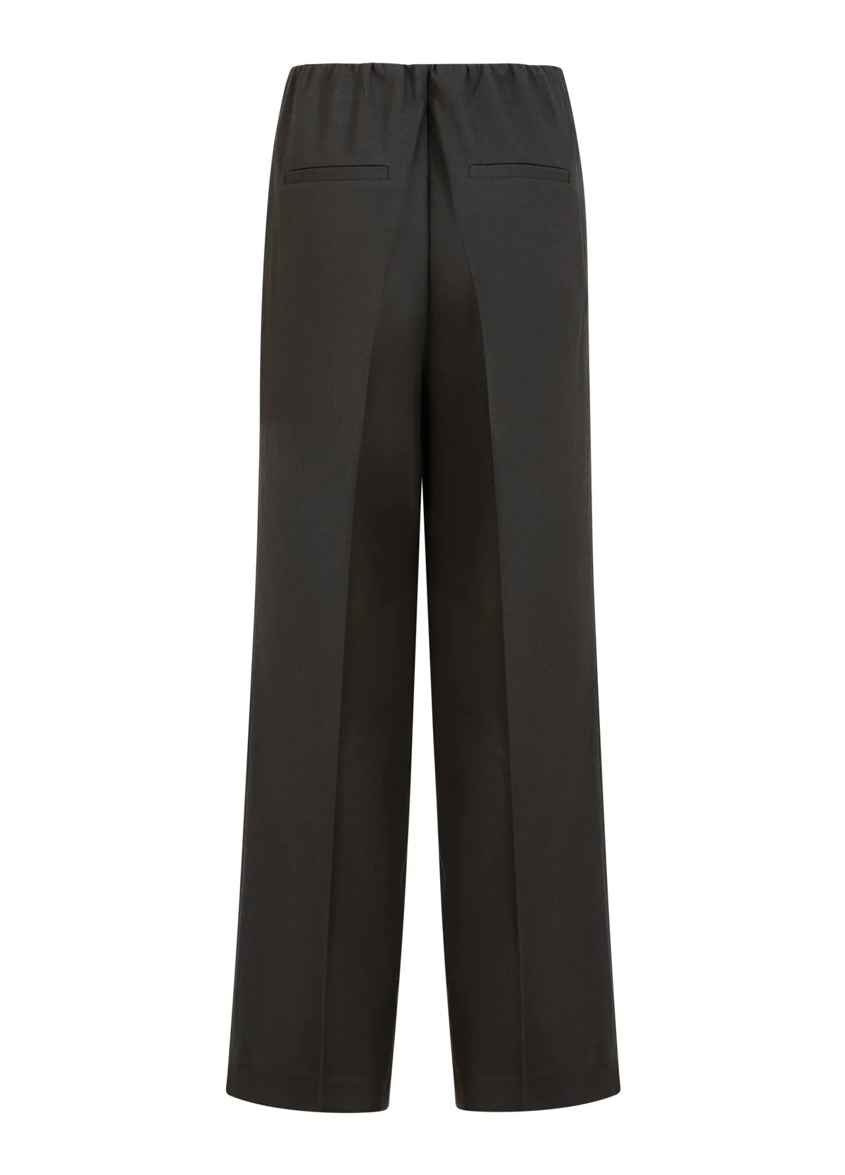Wide Legged Suit Trousers in Black