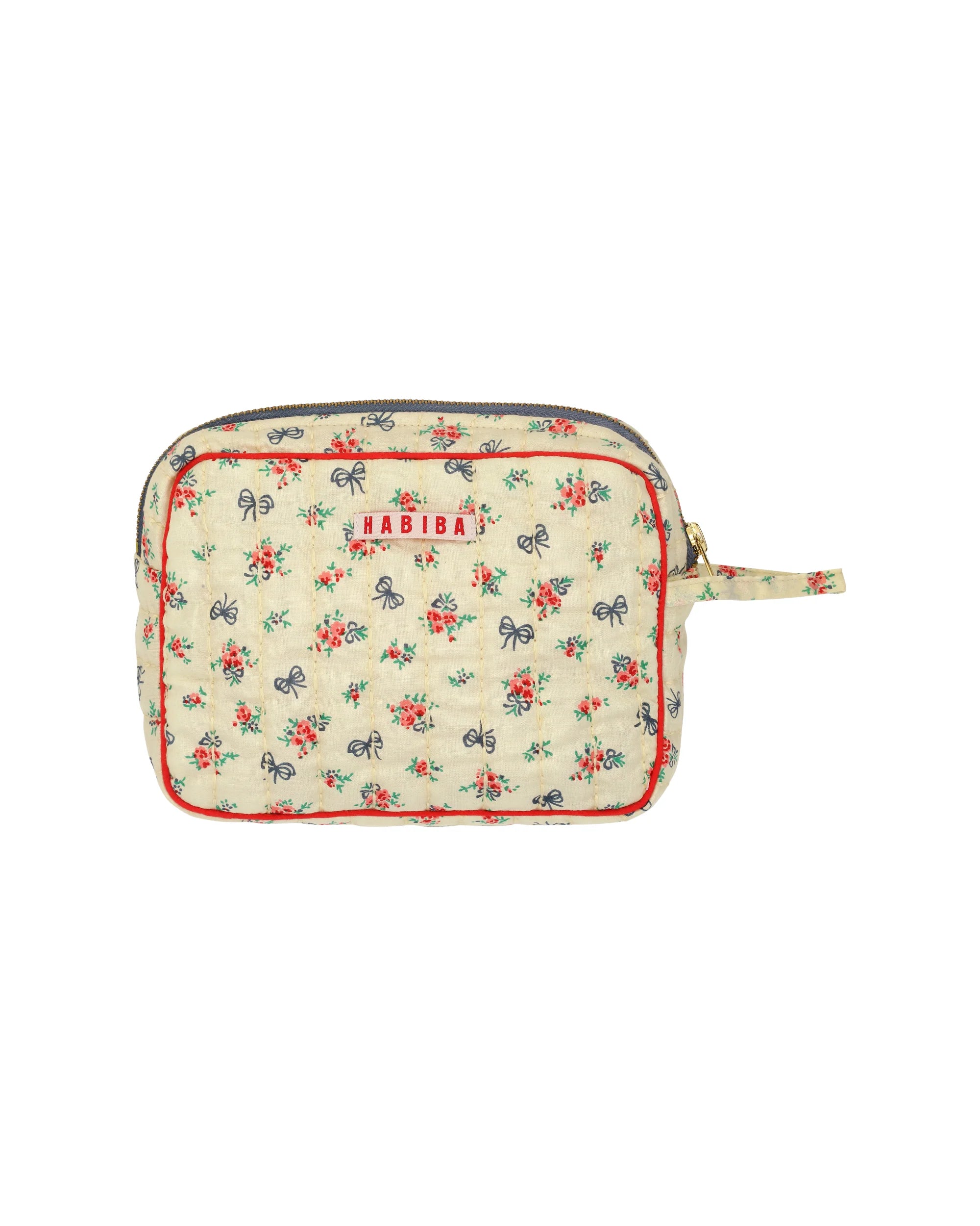 Little bow makeup clutch in Vanilla