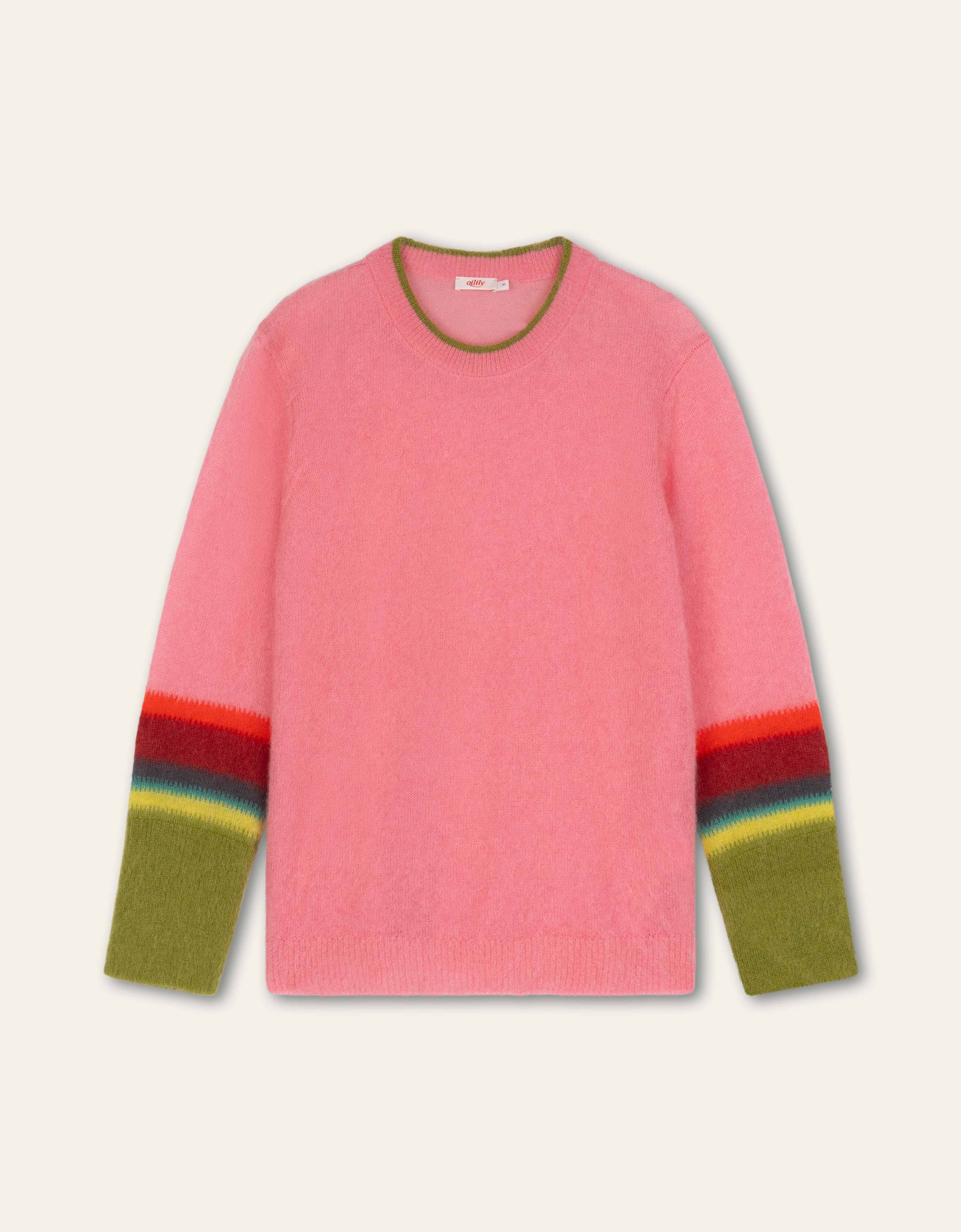 Kilda jumper in Wild Rose