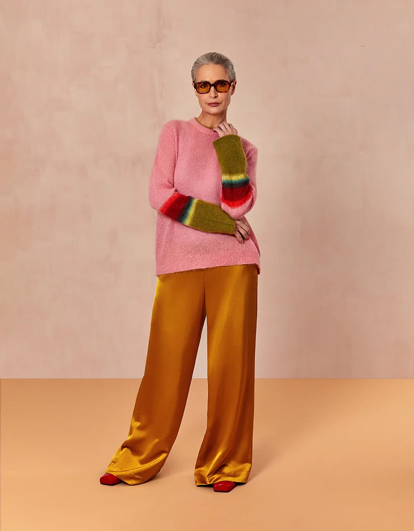 Kilda jumper in Wild Rose