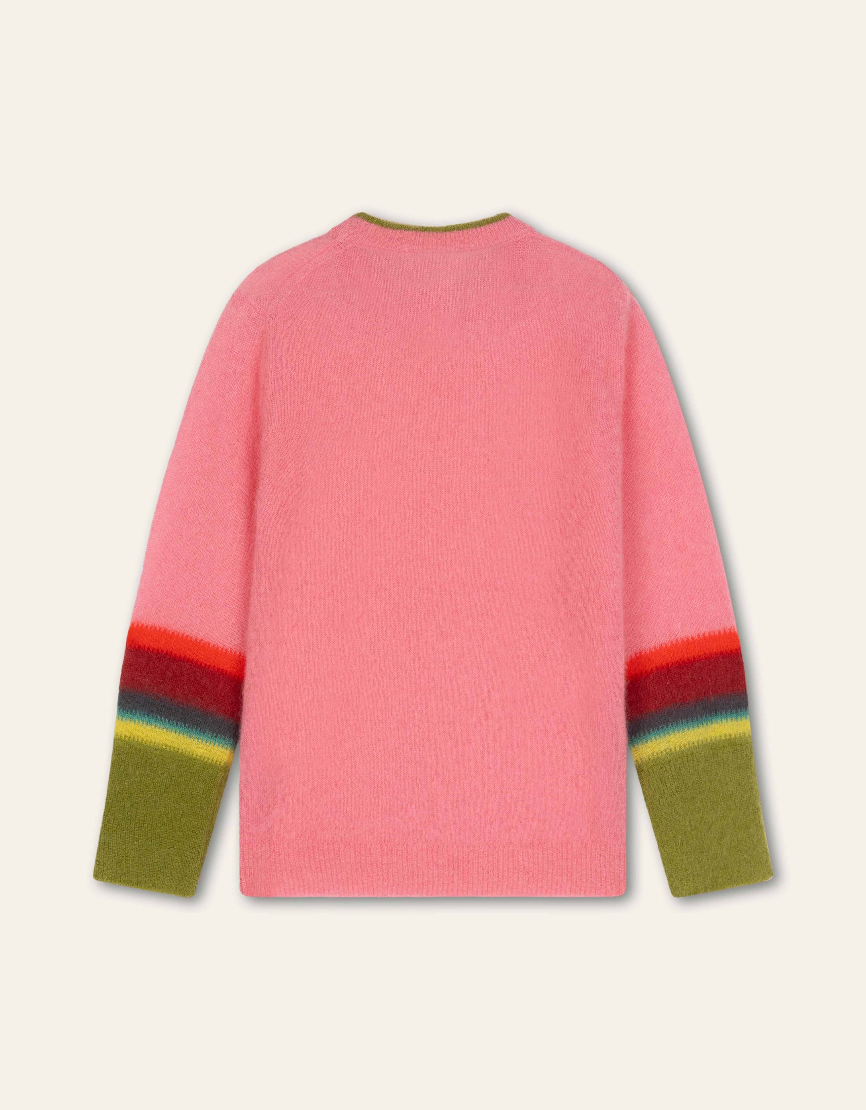 Kilda jumper in Wild Rose